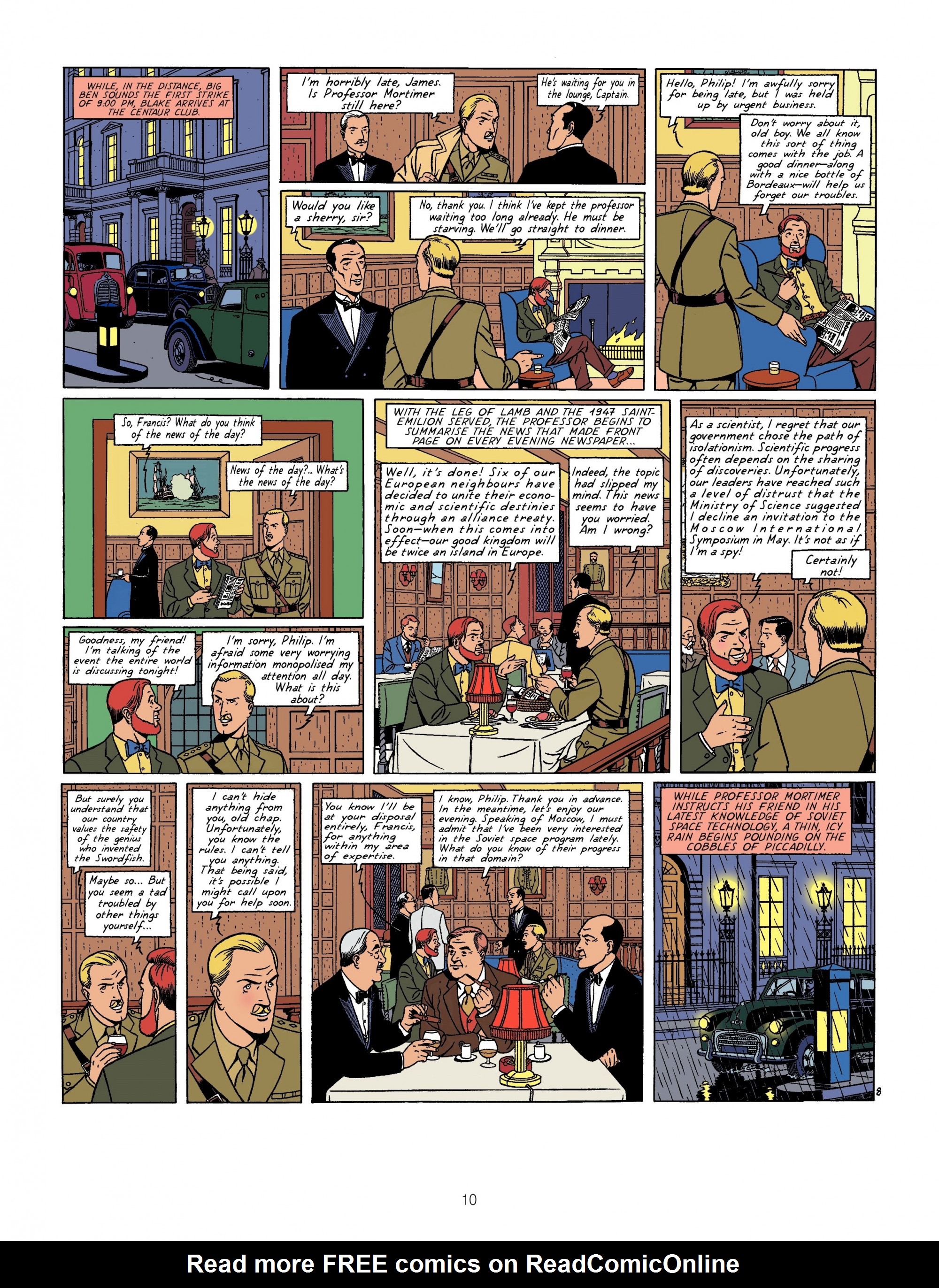 Read online Blake & Mortimer comic -  Issue #8 - 10