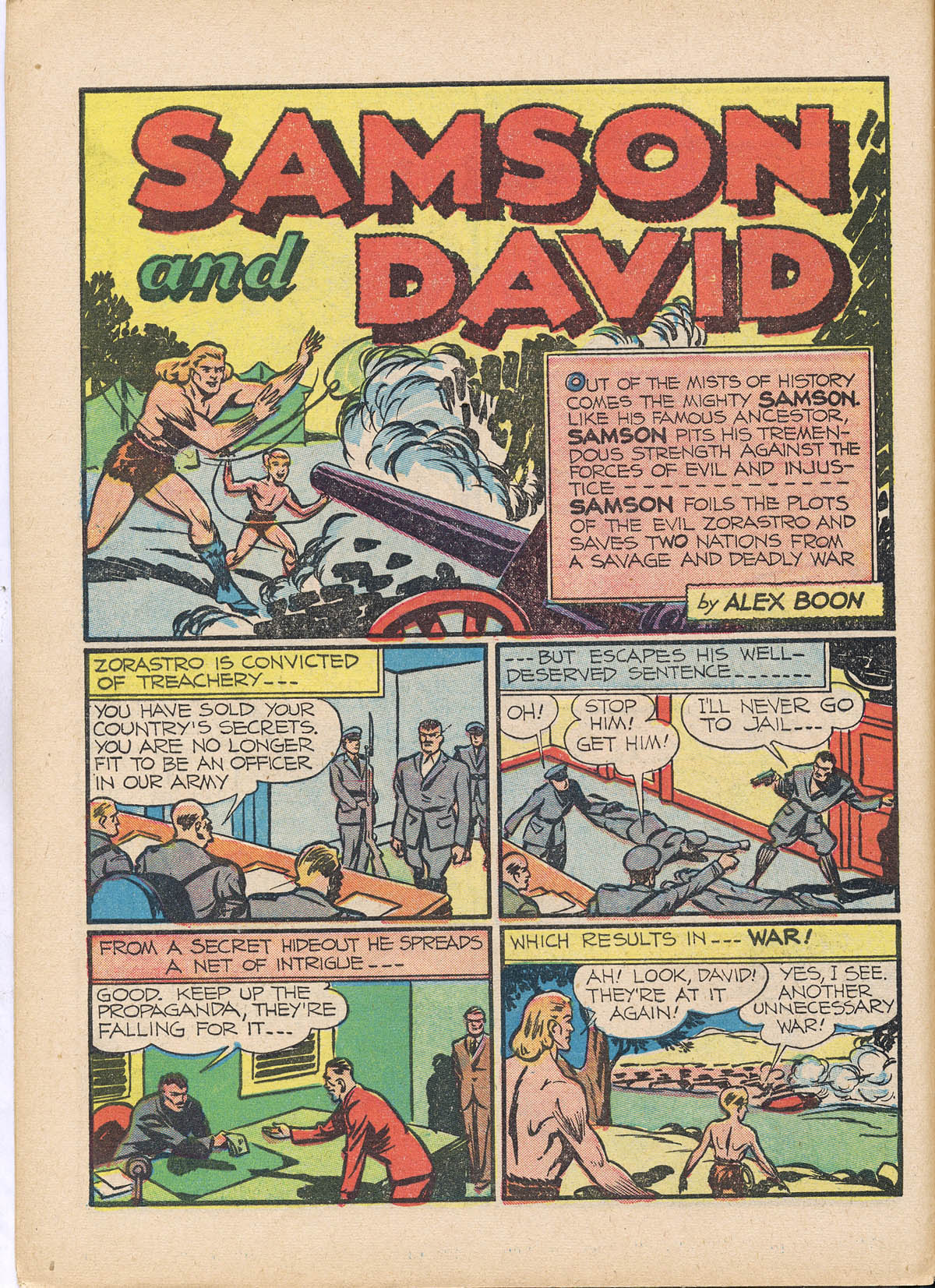 Read online Samson (1940) comic -  Issue #3 - 16