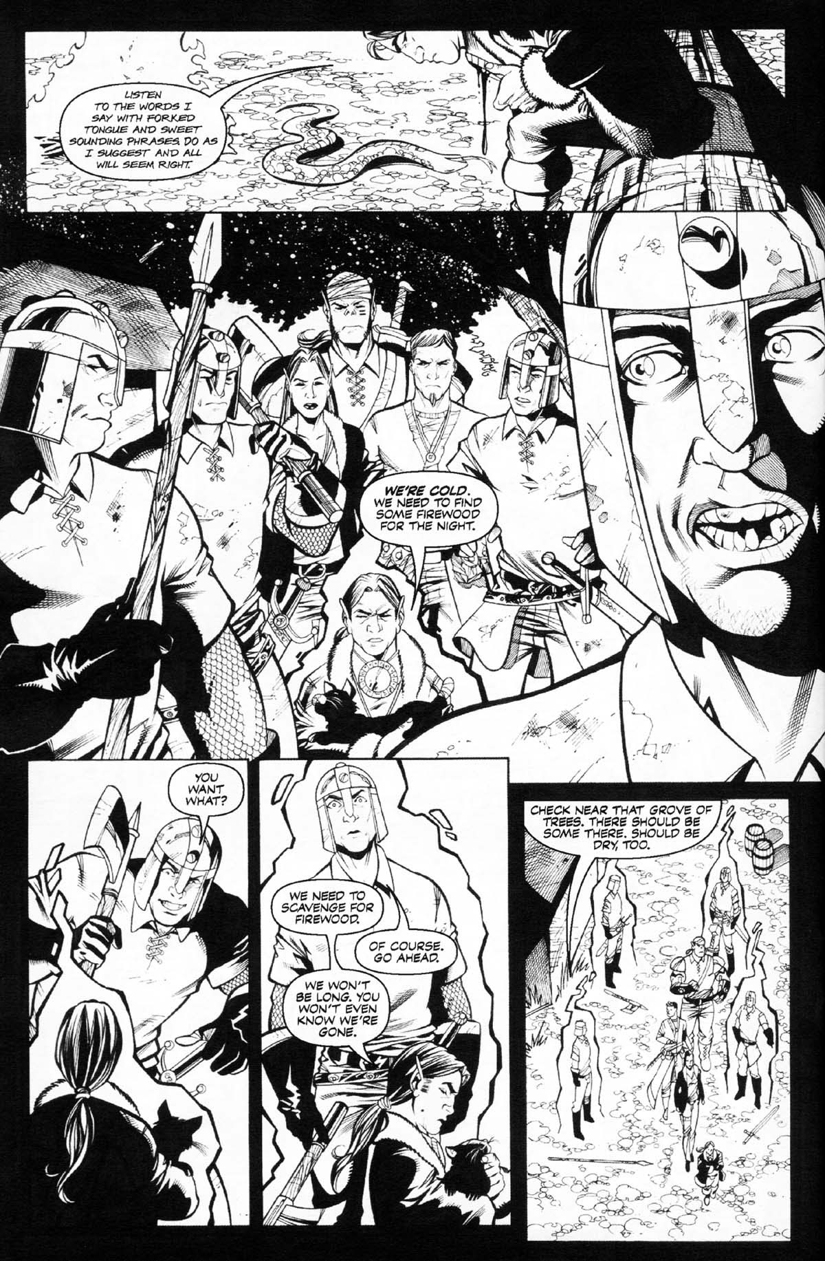 Read online Dungeons & Dragons: Black & White comic -  Issue #4 - 22