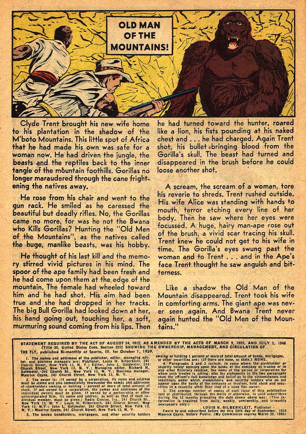 Read online The Fly (1959) comic -  Issue #6 - 10