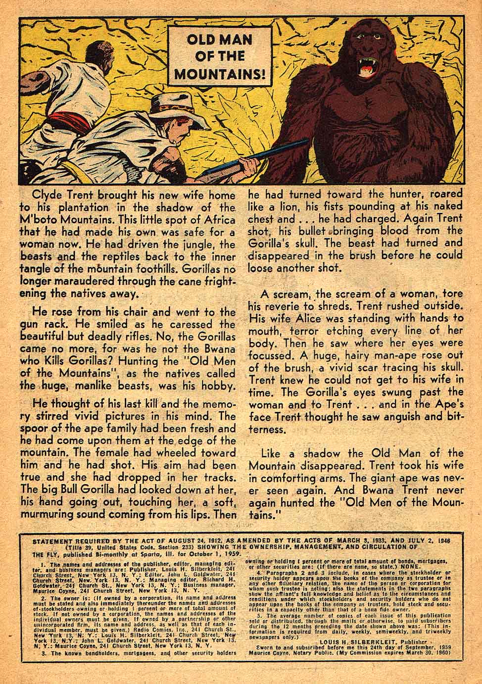 Read online The Fly (1959) comic -  Issue #6 - 10