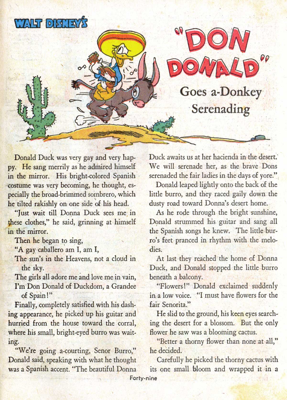 Read online Walt Disney's Comics and Stories comic -  Issue #3 - 59