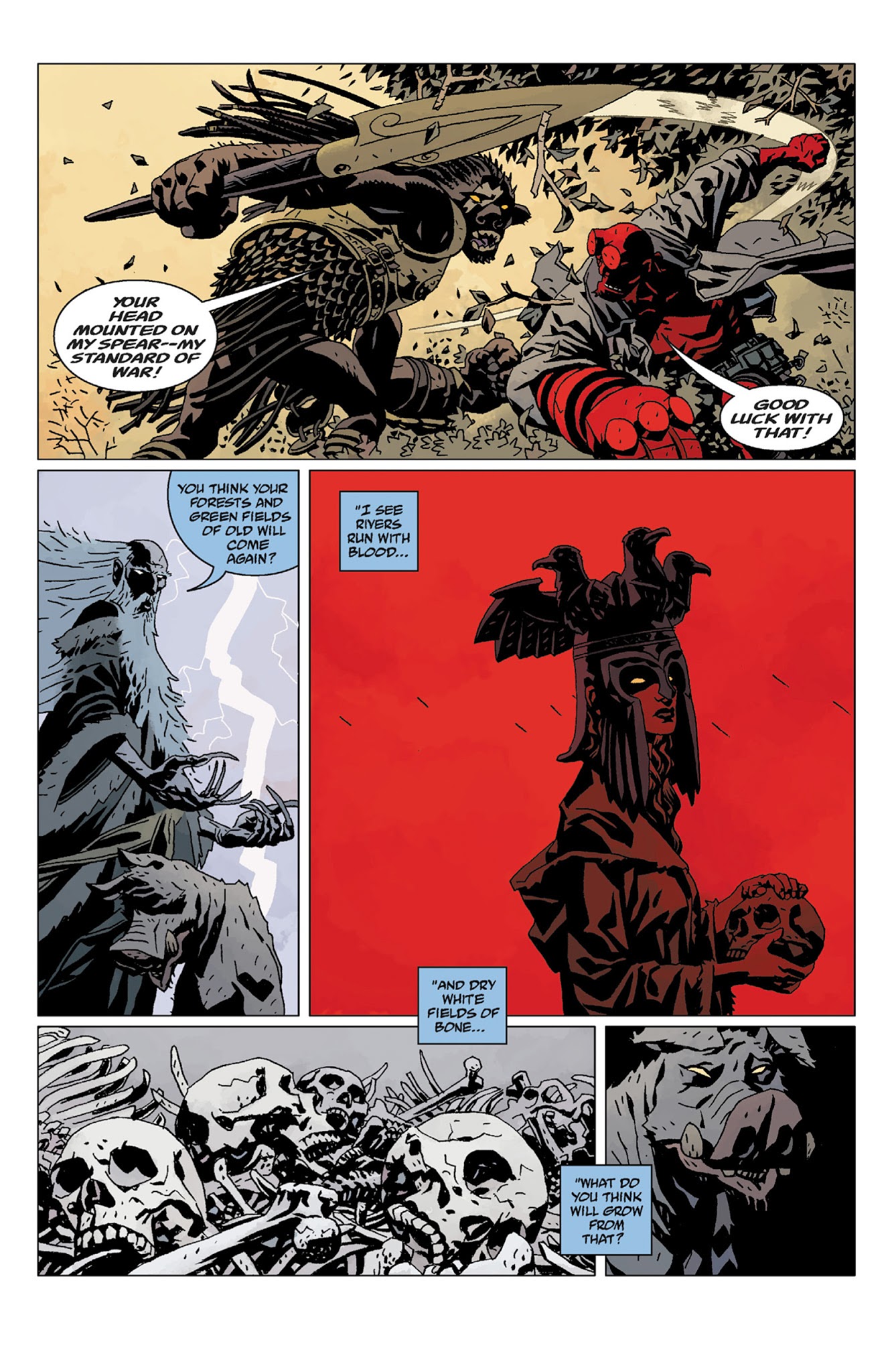 Read online Hellboy: The Storm And The Fury comic -  Issue # TPB - 42