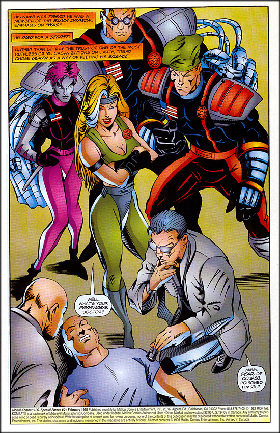 Read online Mortal Kombat: U.S. Special Forces comic -  Issue #2 - 2
