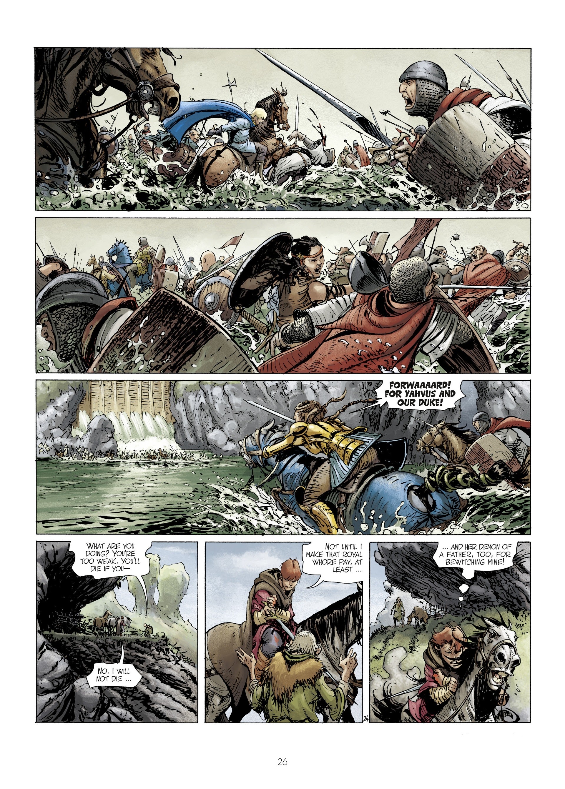 Read online Kriss of Valnor: Red as the Raheborg comic -  Issue # Full - 28