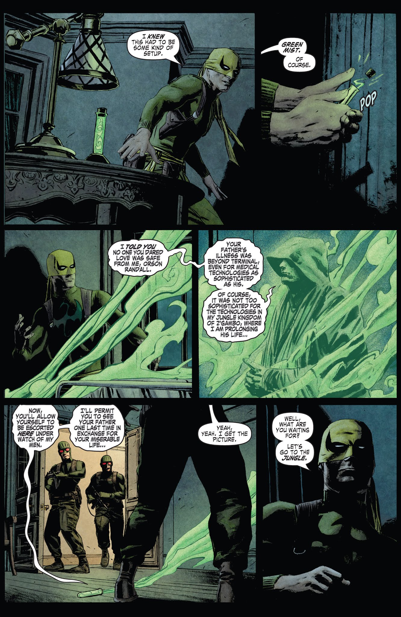 Read online The Immortal Iron Fist: Orson Randall and The Green Mist of Death comic -  Issue # Full - 33