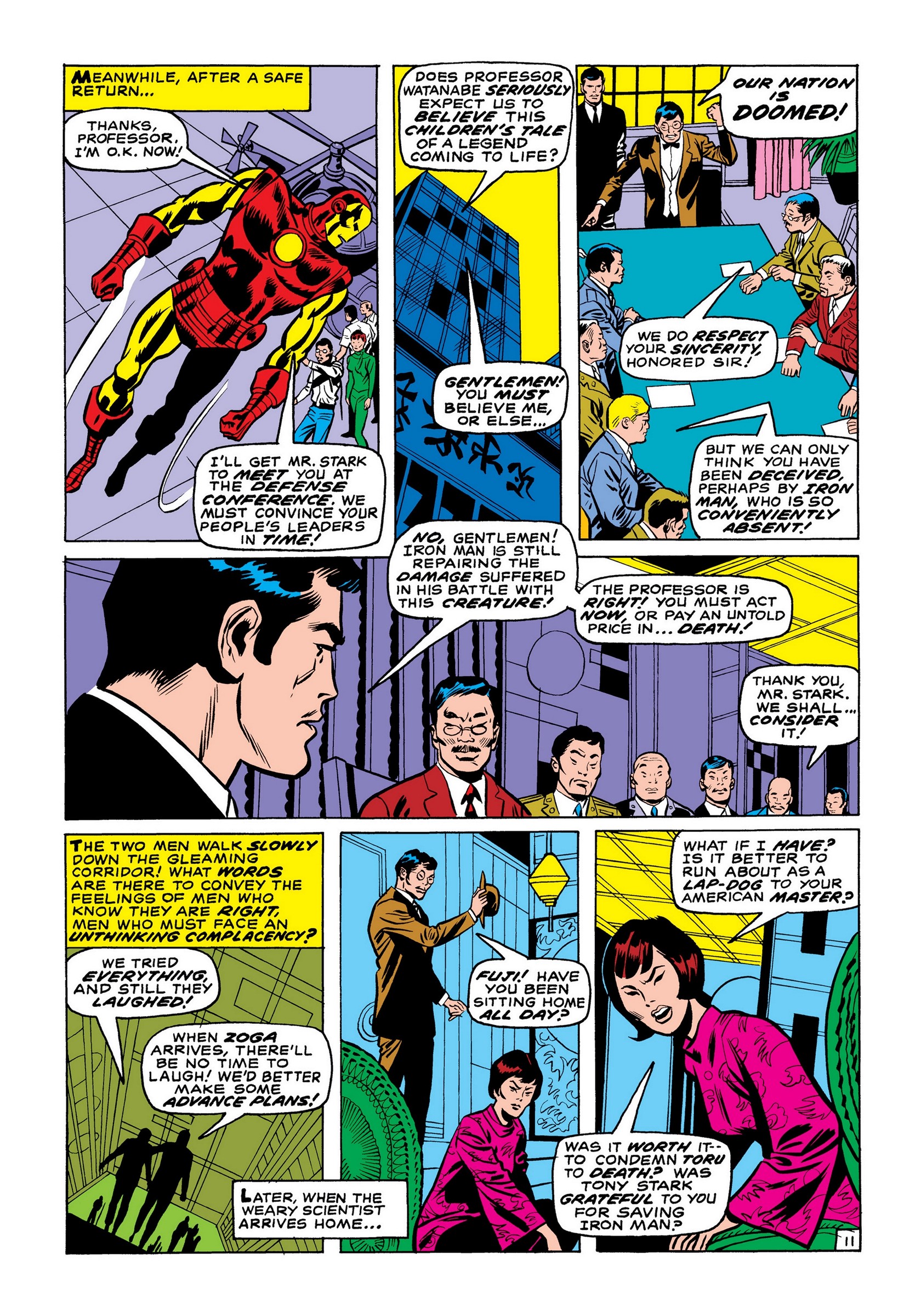 Read online Marvel Masterworks: The Invincible Iron Man comic -  Issue # TPB 7 (Part 1) - 100