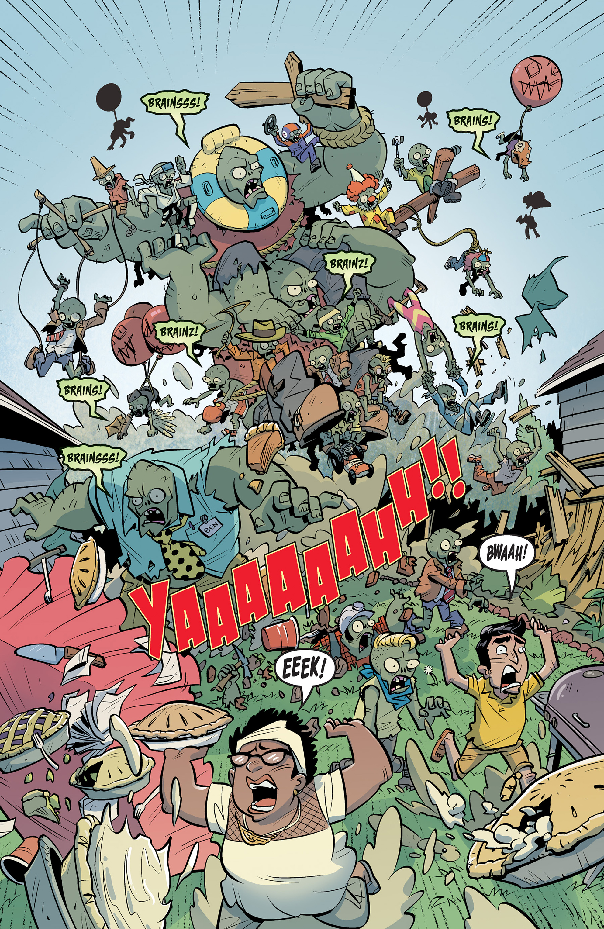 Read online Plants vs. Zombies: Petal to the Metal comic -  Issue #9 - 4