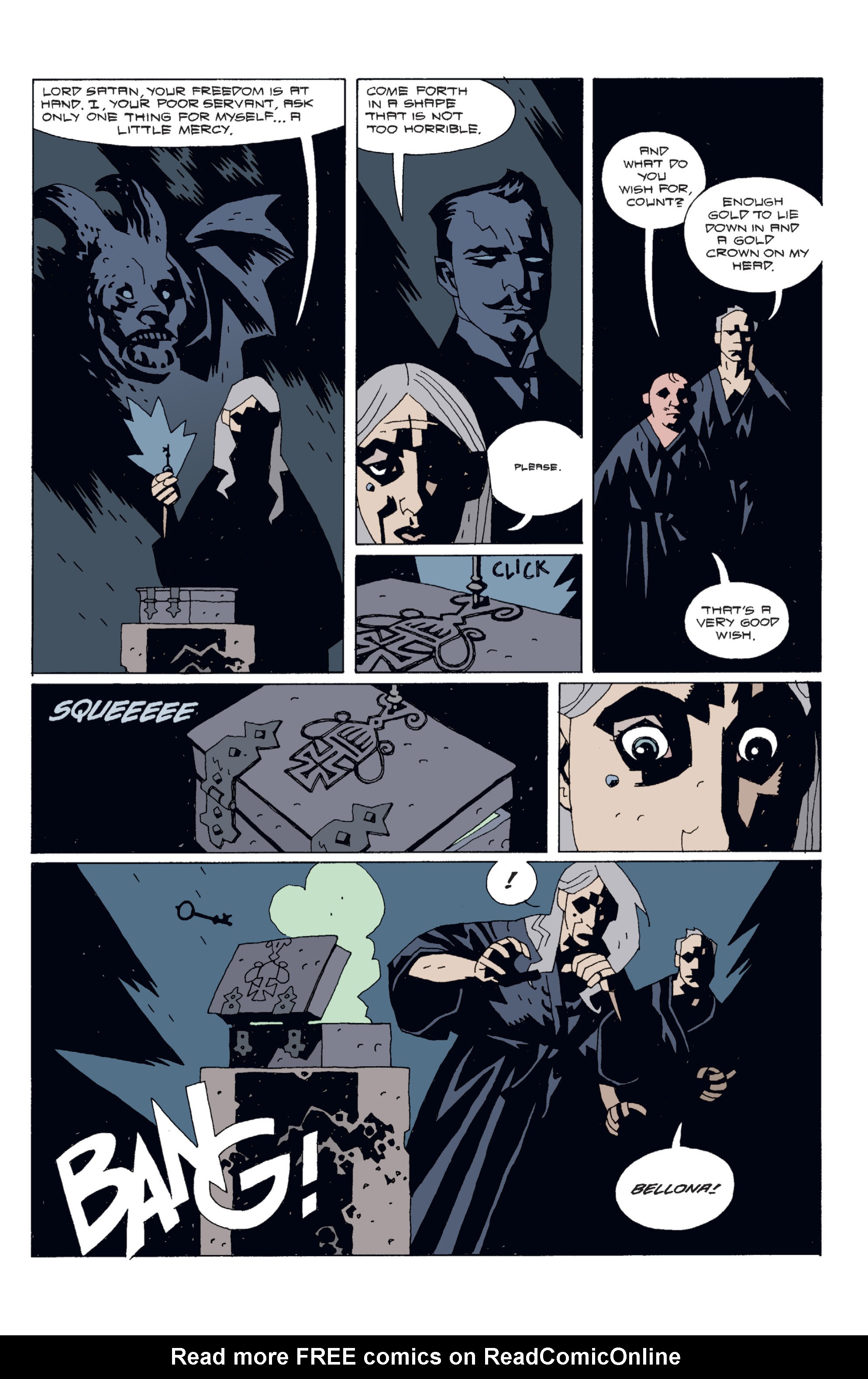 Read online Hellboy comic -  Issue #4 - 84
