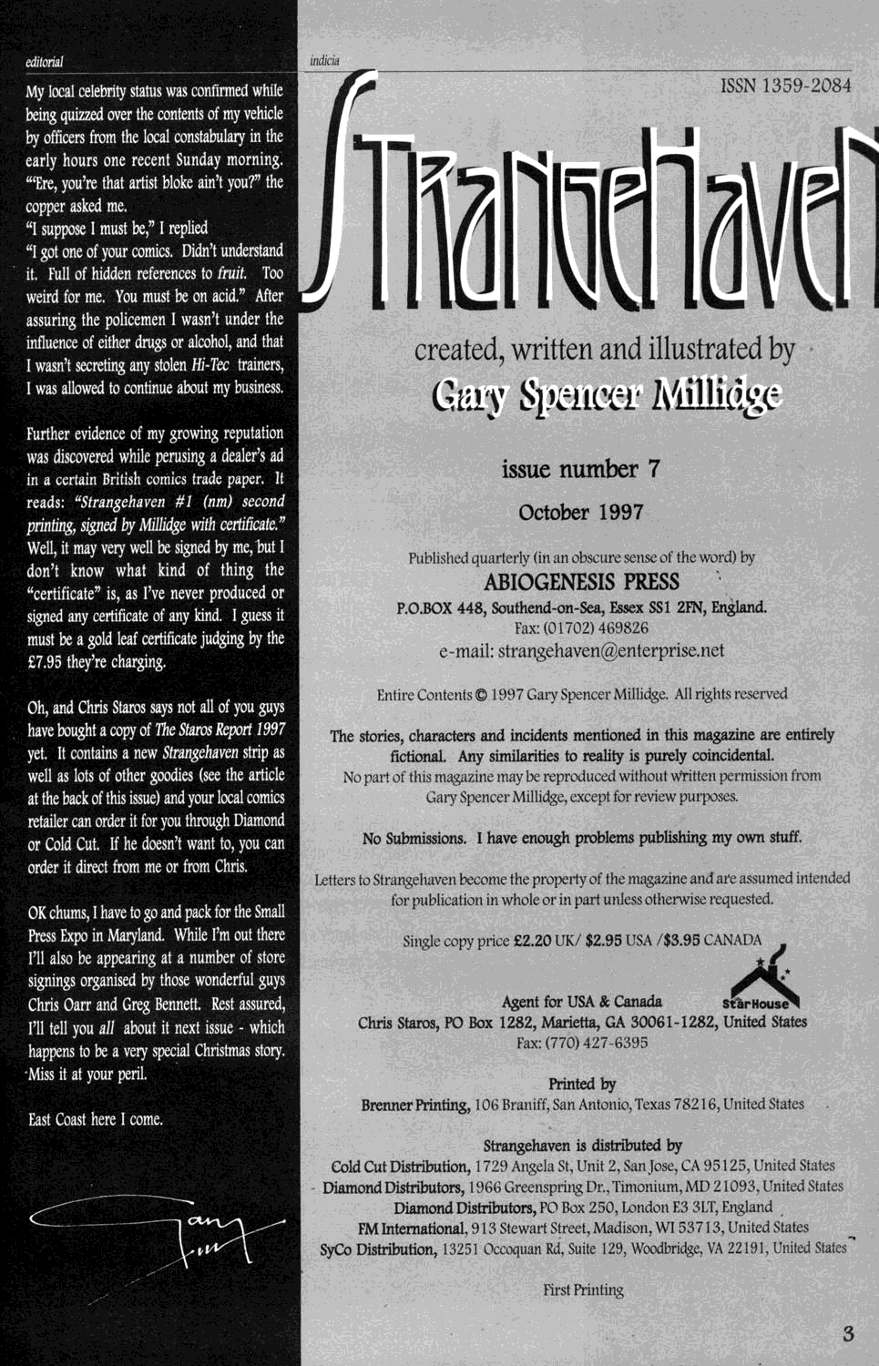 Read online Strangehaven comic -  Issue #7 - 3