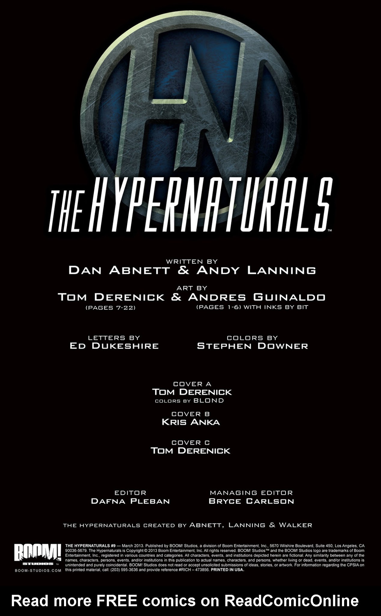 Read online The Hypernaturals comic -  Issue #9 - 2