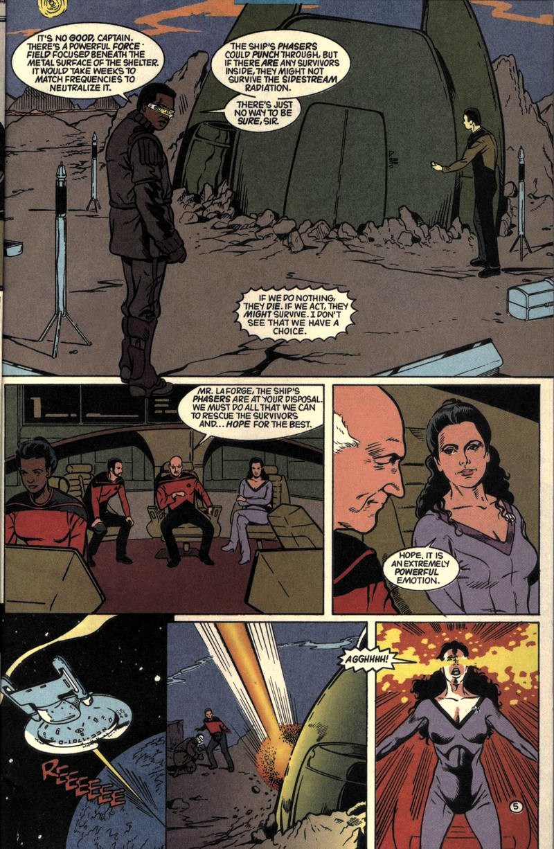 Read online Star Trek: The Next Generation (1989) comic -  Issue #51 - 6