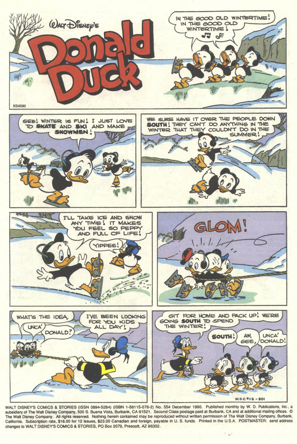 Read online Walt Disney's Comics and Stories comic -  Issue #554 - 3