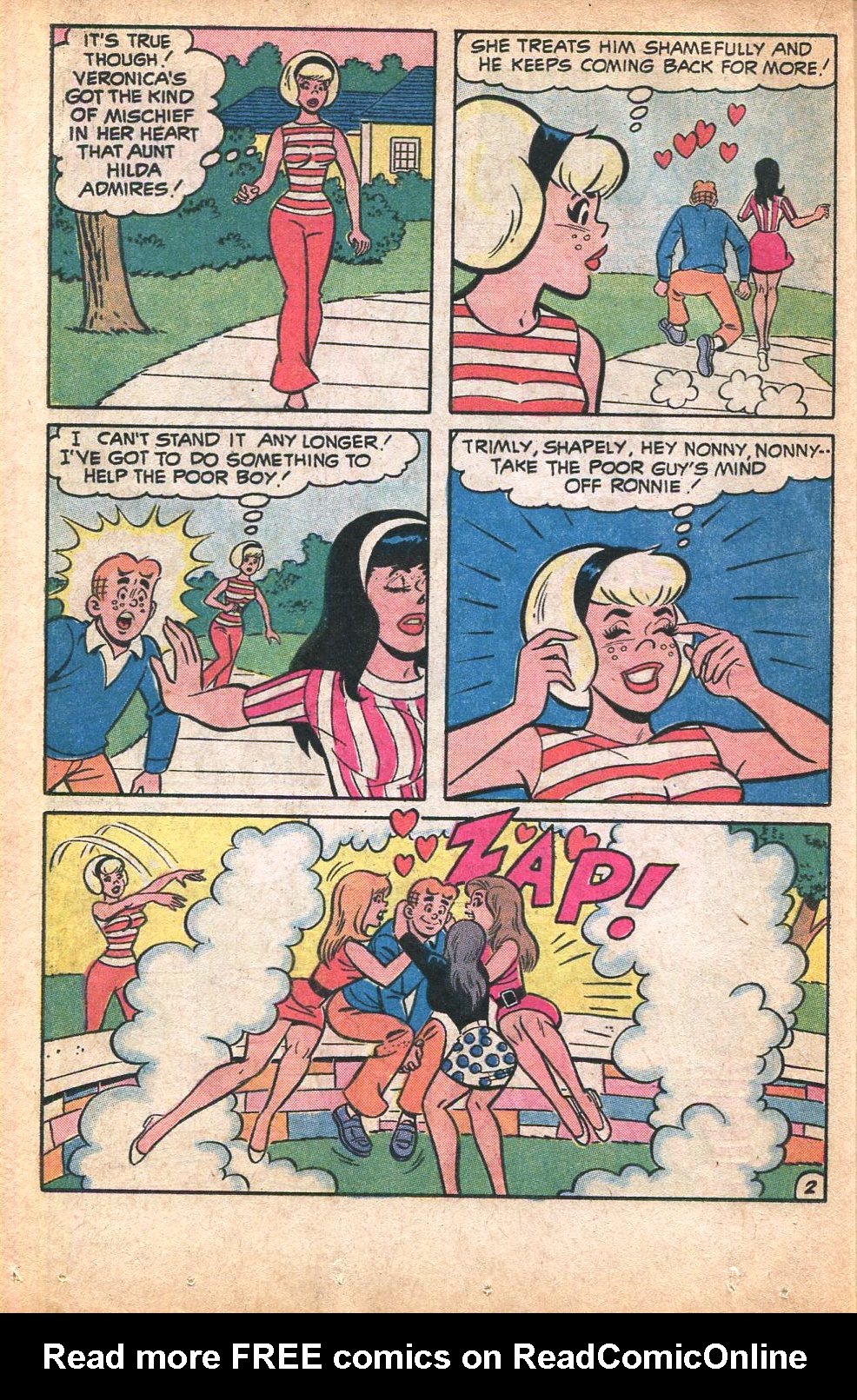 Read online Archie's TV Laugh-Out comic -  Issue #15 - 36