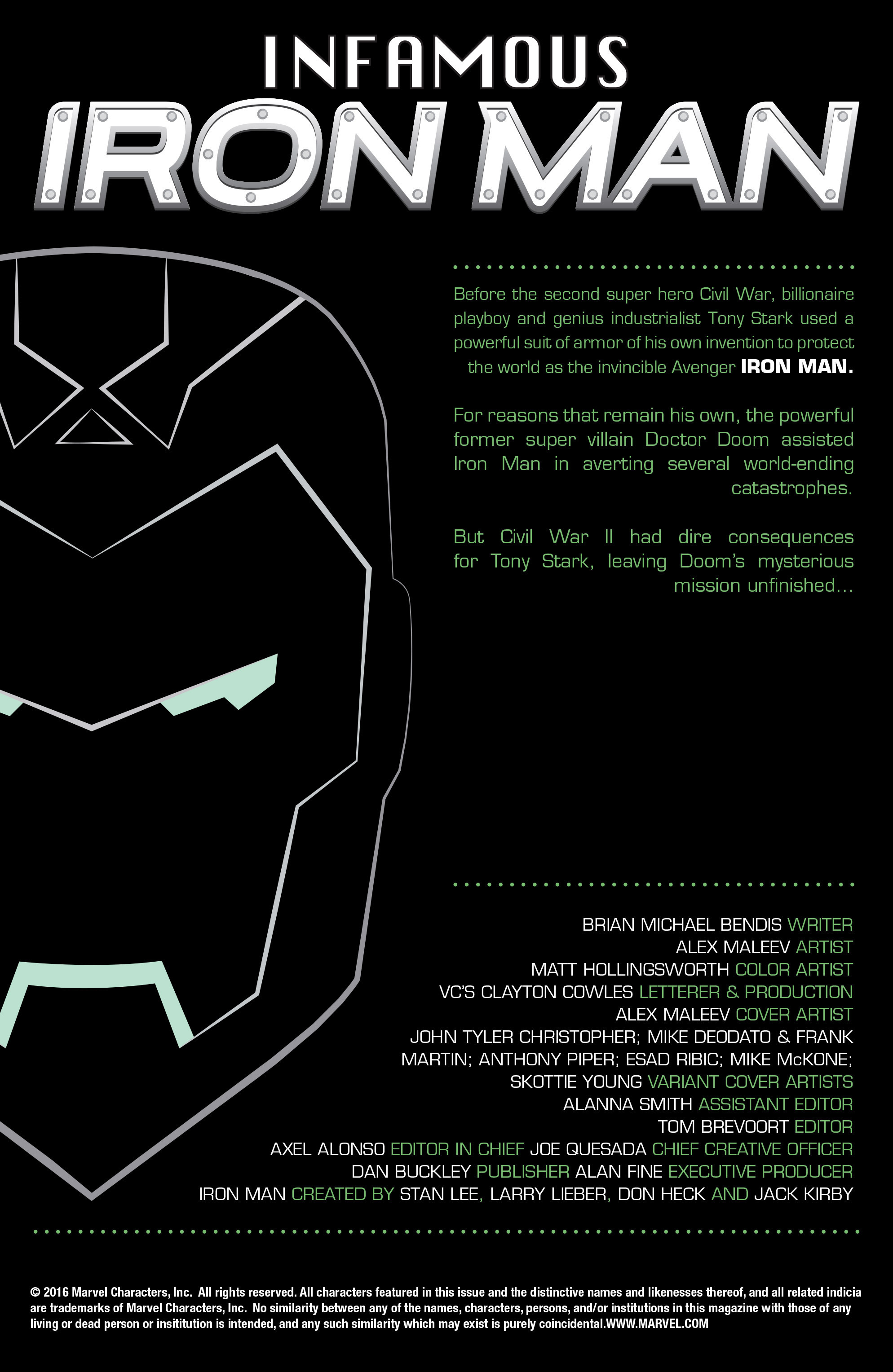 Read online Infamous Iron Man comic -  Issue #1 - 6