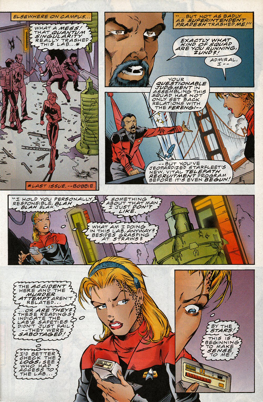 Read online Star Trek: Starfleet Academy (1996) comic -  Issue #7 - 11