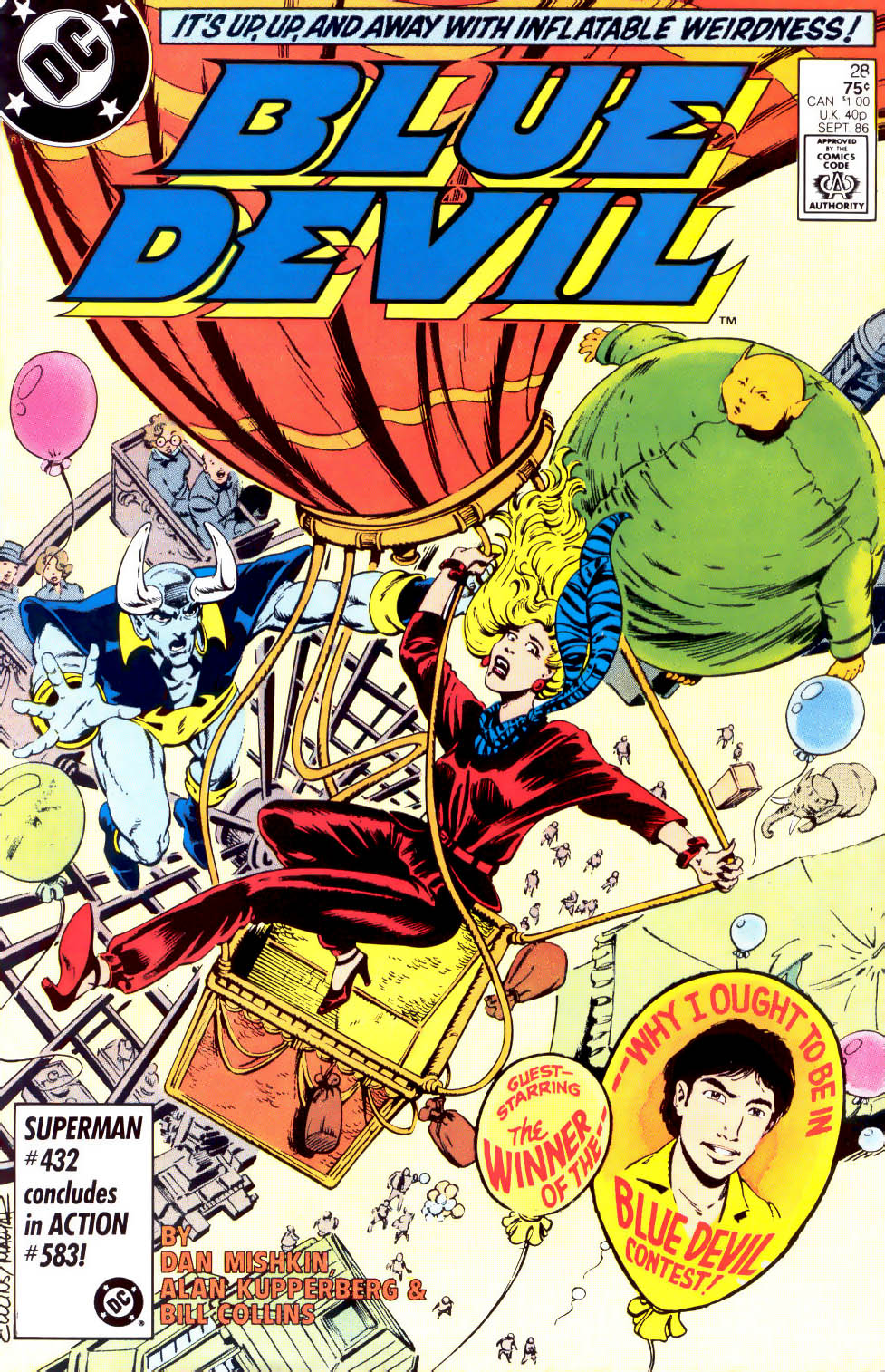 Read online Blue Devil comic -  Issue #28 - 1