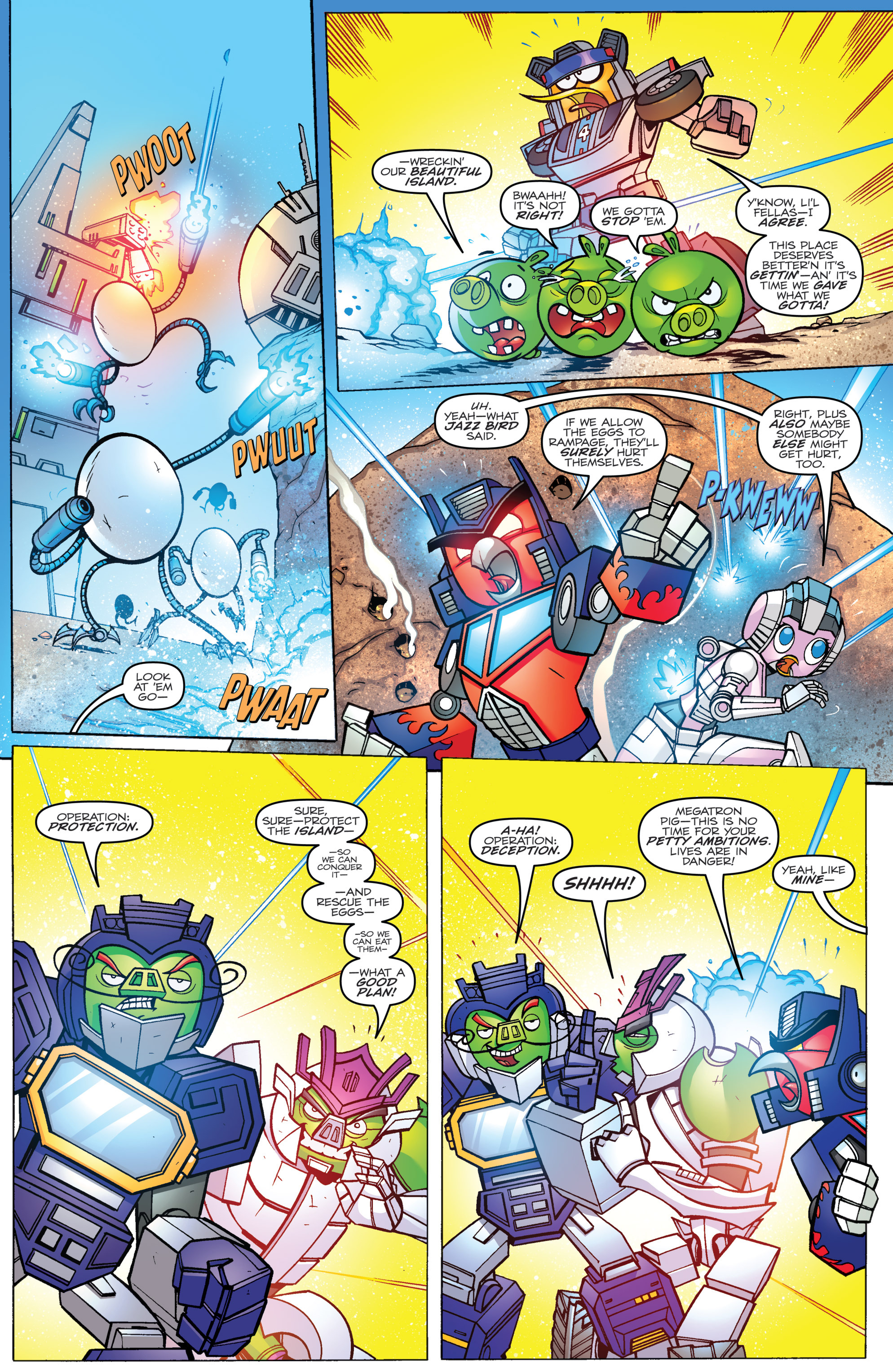 Read online Angry Birds Transformers comic -  Issue #3 - 5