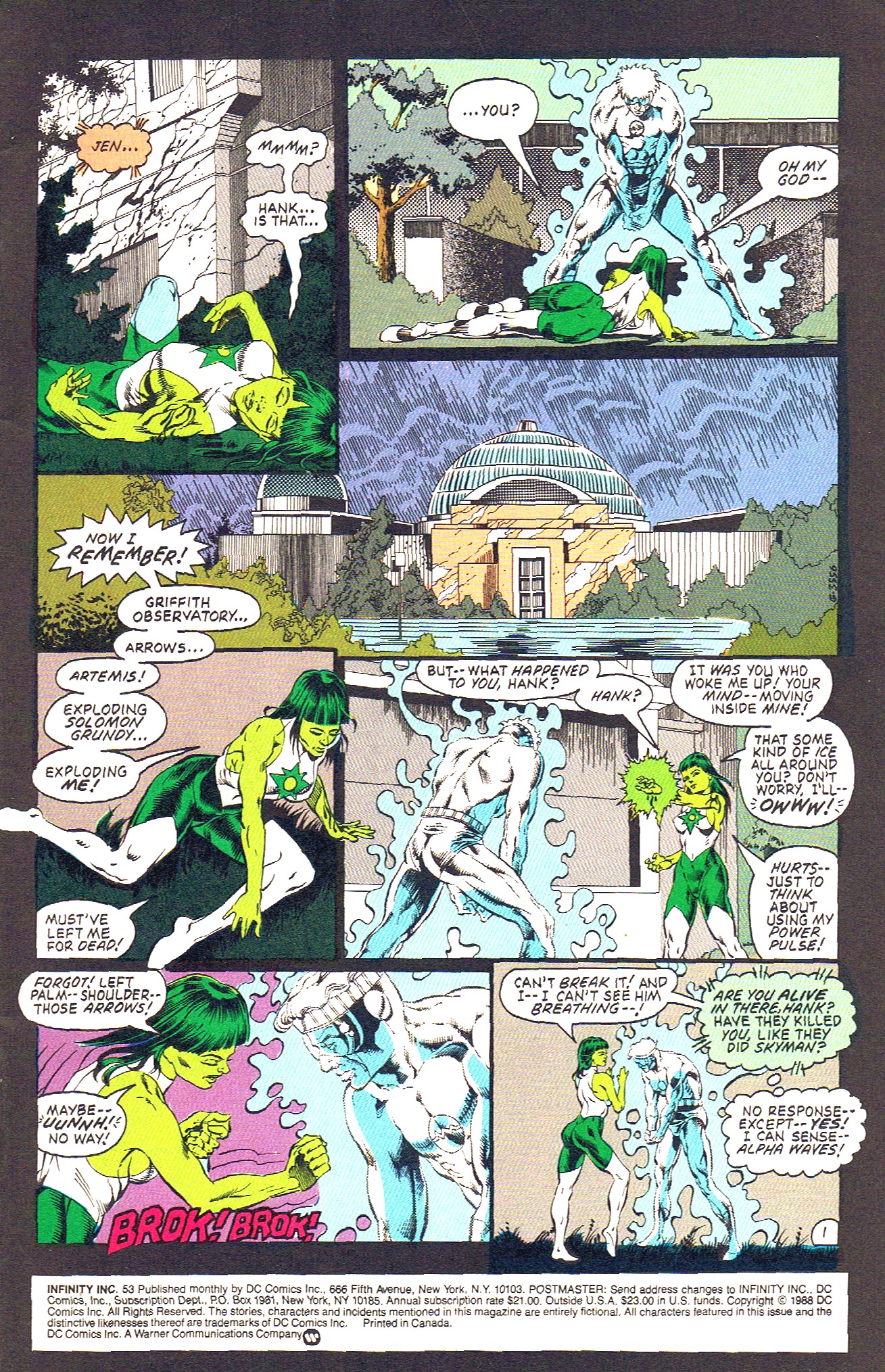 Read online Infinity Inc. (1984) comic -  Issue #53 - 3