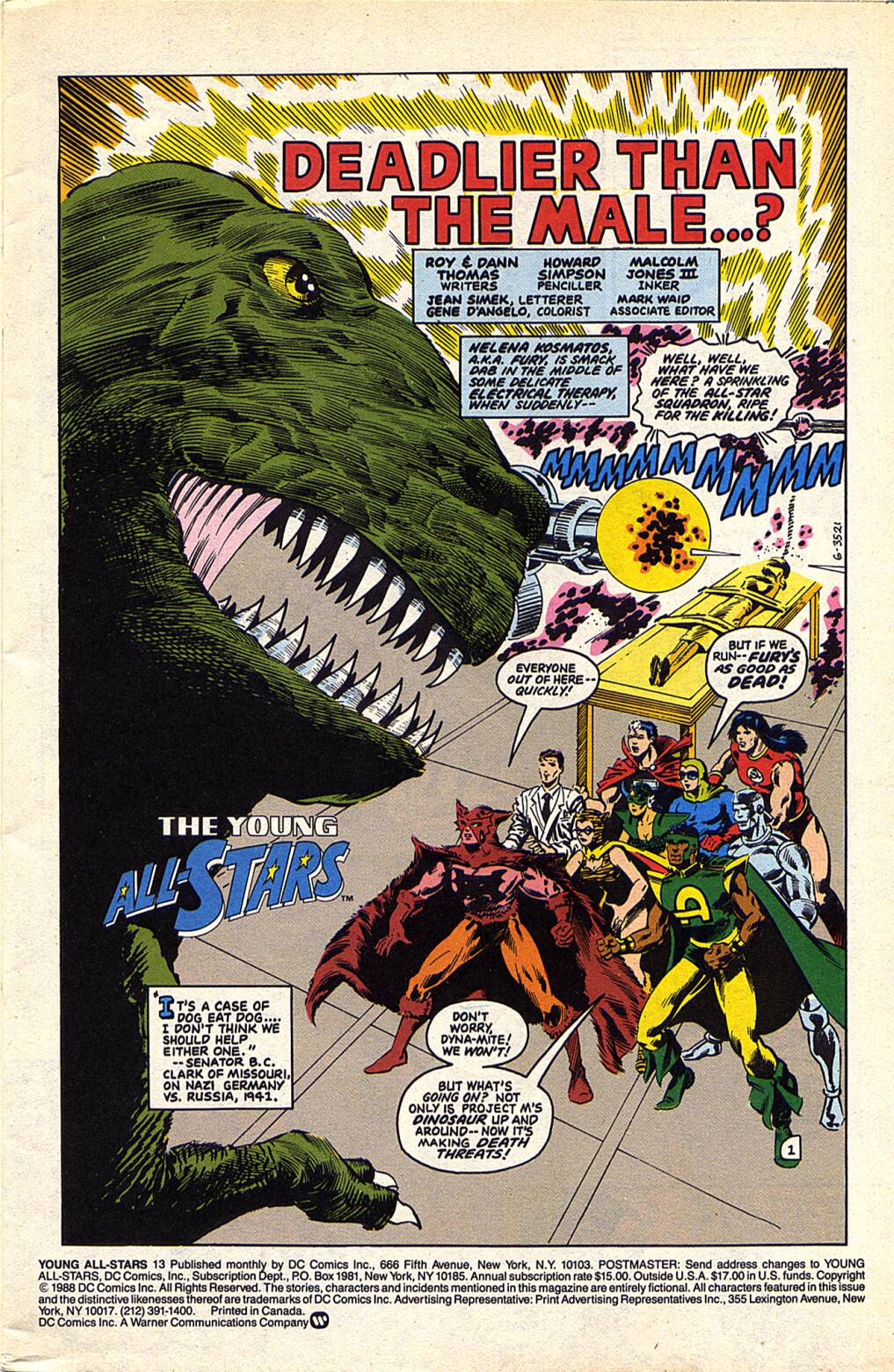 Read online Young All-Stars comic -  Issue #13 - 3