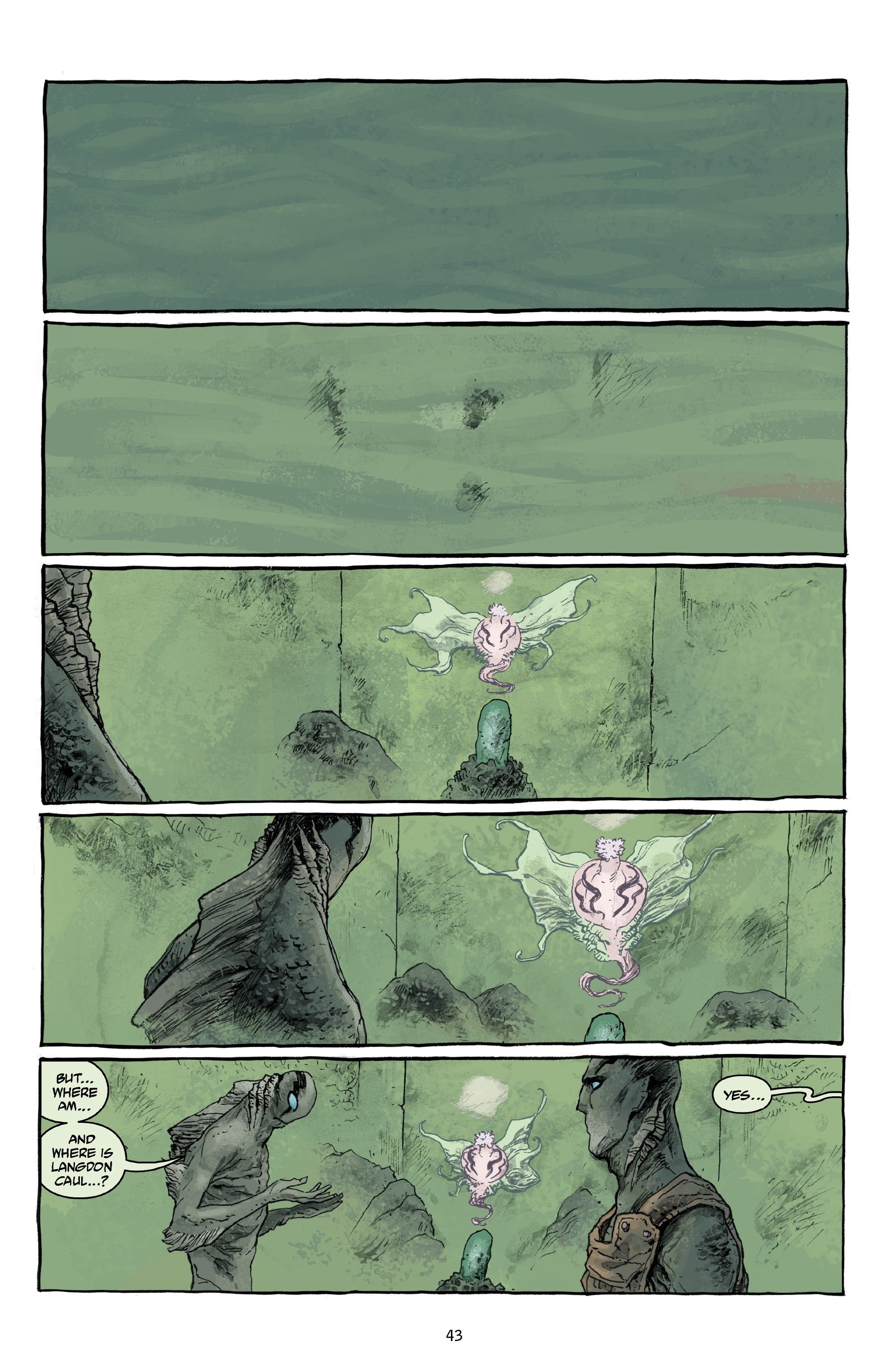 Read online Abe Sapien comic -  Issue # _TPB Dark and Terrible 1 (Part 1) - 44