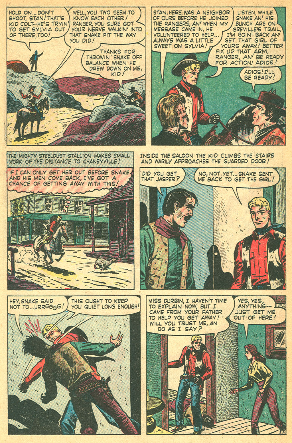 Read online Kid Colt Outlaw comic -  Issue #6 - 22