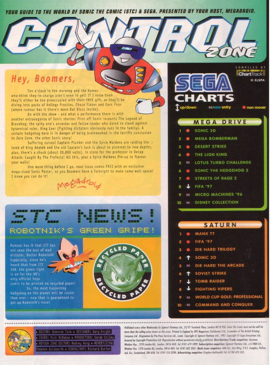 Read online Sonic the Comic comic -  Issue #107 - 2