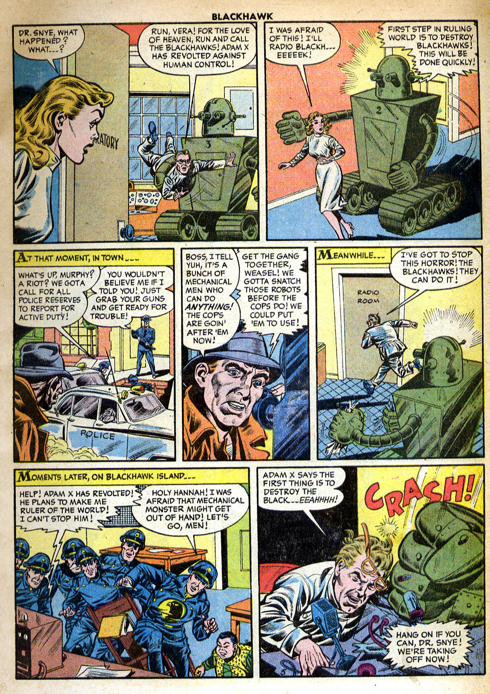 Read online Blackhawk (1957) comic -  Issue #102 - 7