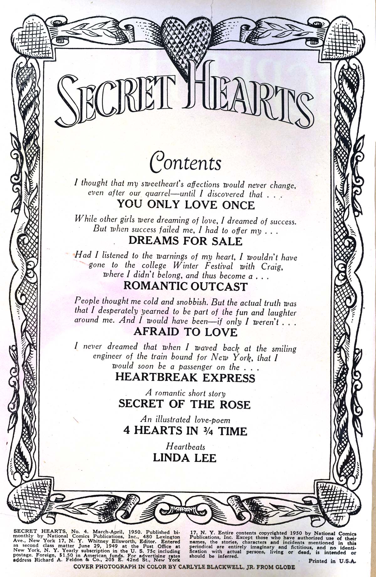 Read online Secret Hearts comic -  Issue #4 - 2