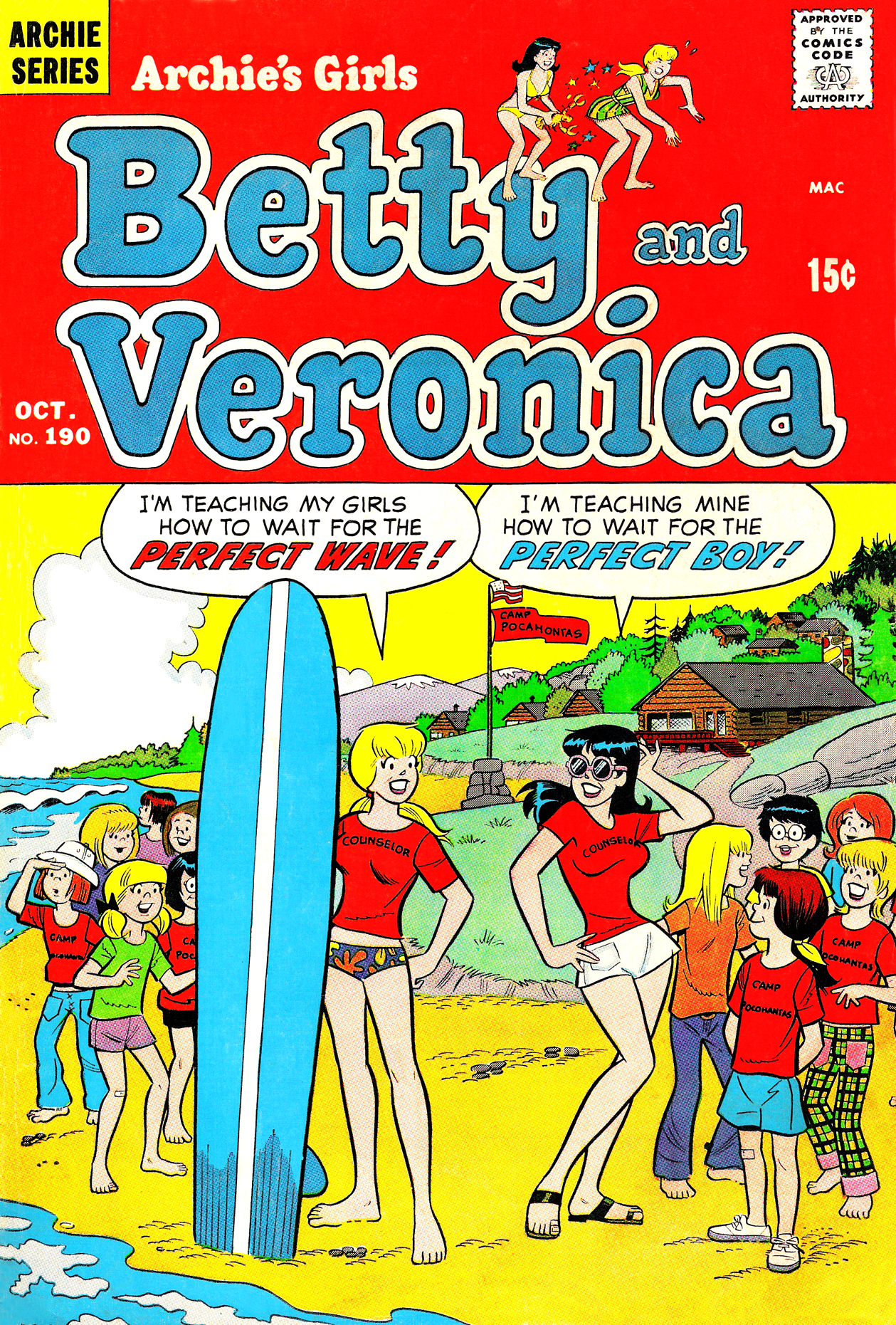 Read online Archie's Girls Betty and Veronica comic -  Issue #190 - 1