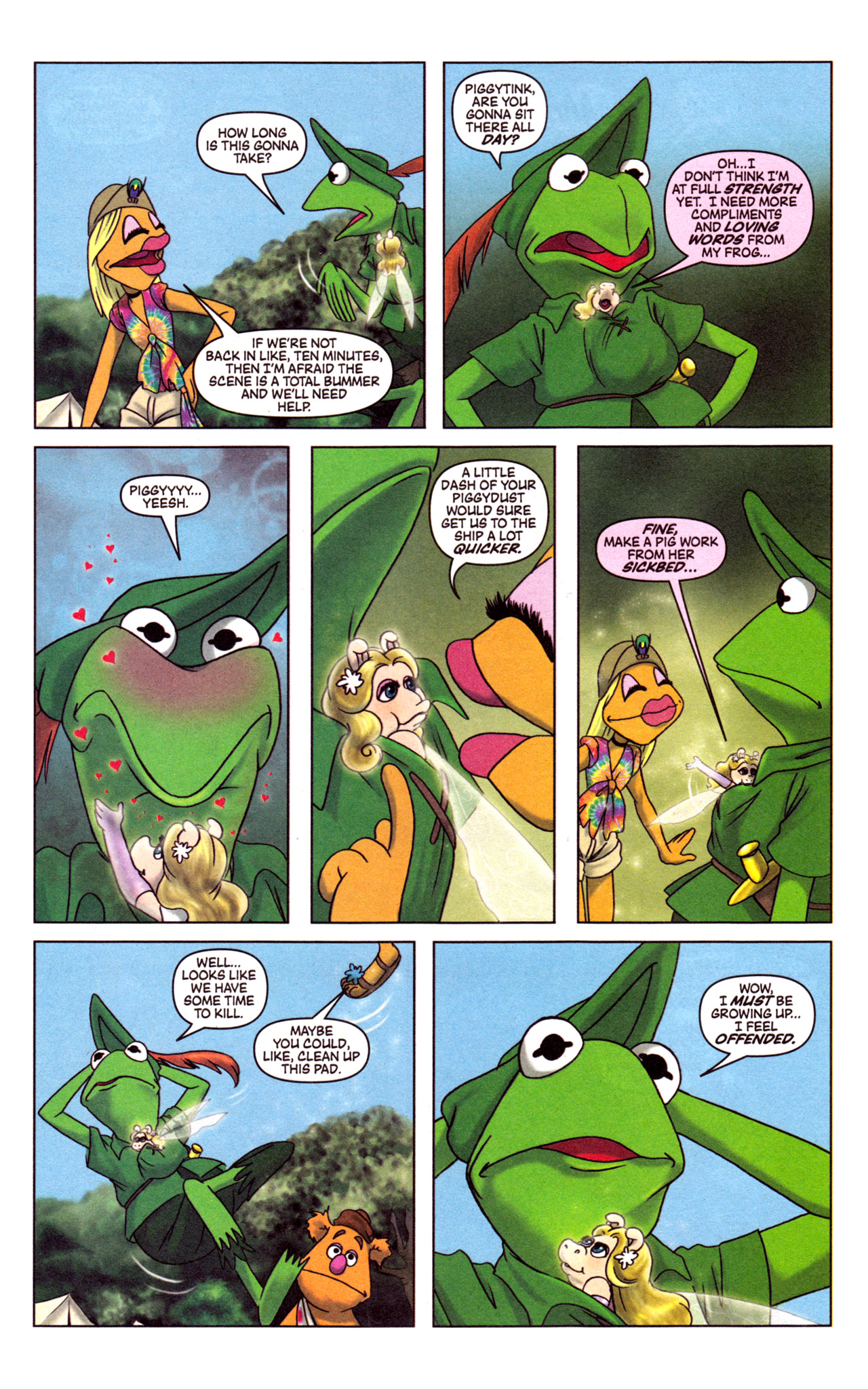 Read online Muppet Peter Pan comic -  Issue #4 - 10