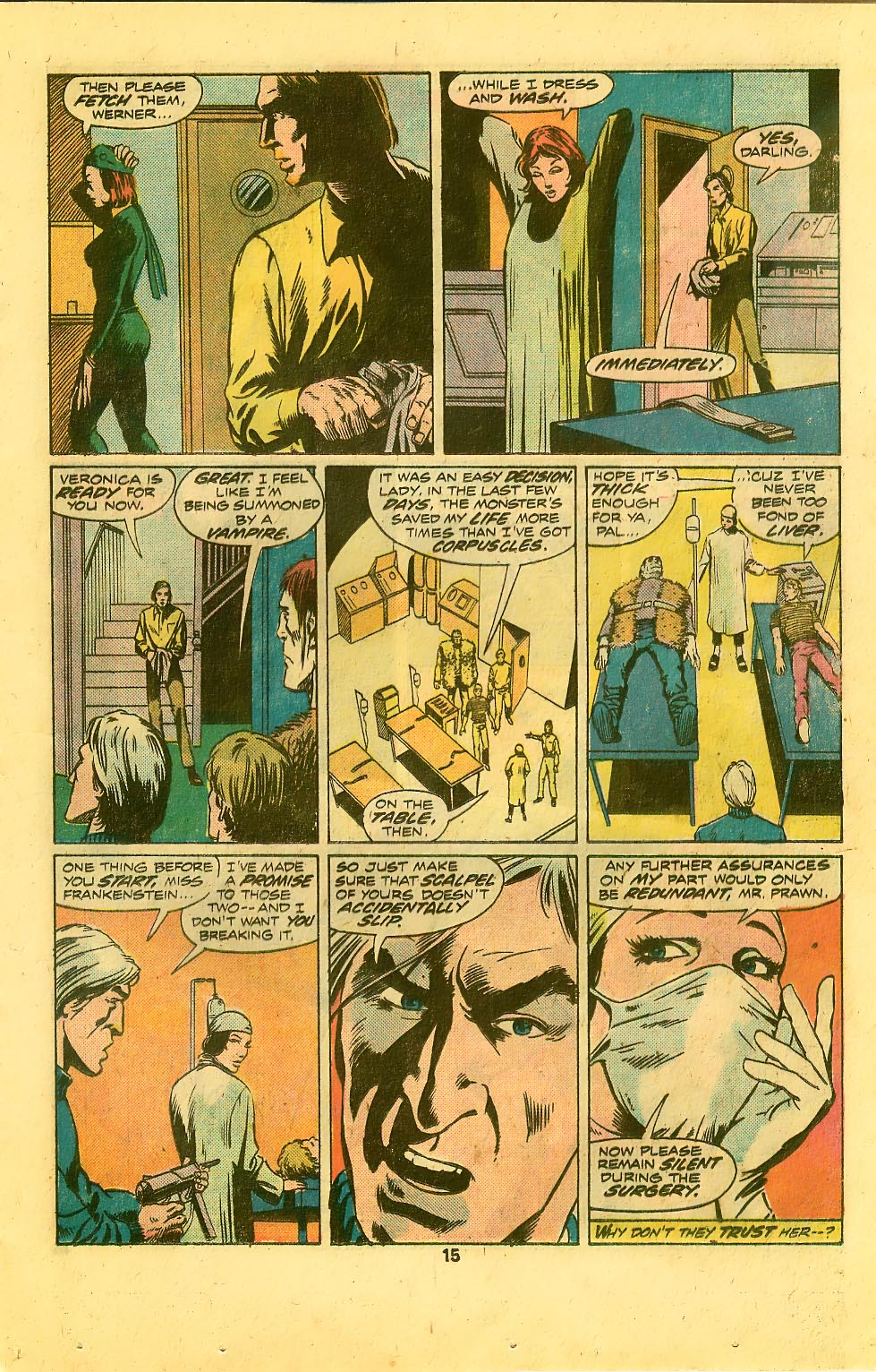 Read online Frankenstein (1973) comic -  Issue #16 - 10