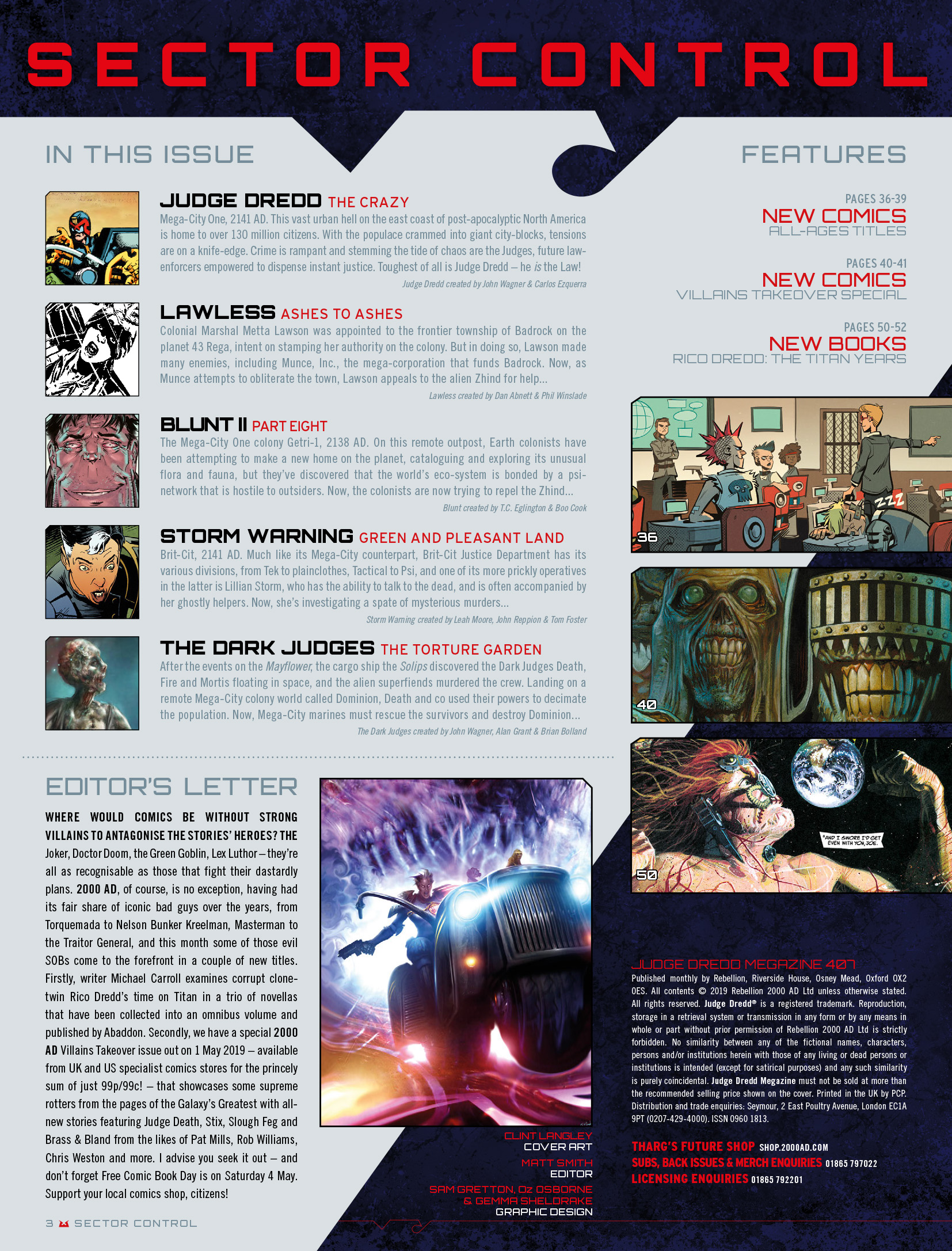 Read online Judge Dredd Megazine (Vol. 5) comic -  Issue #407 - 3