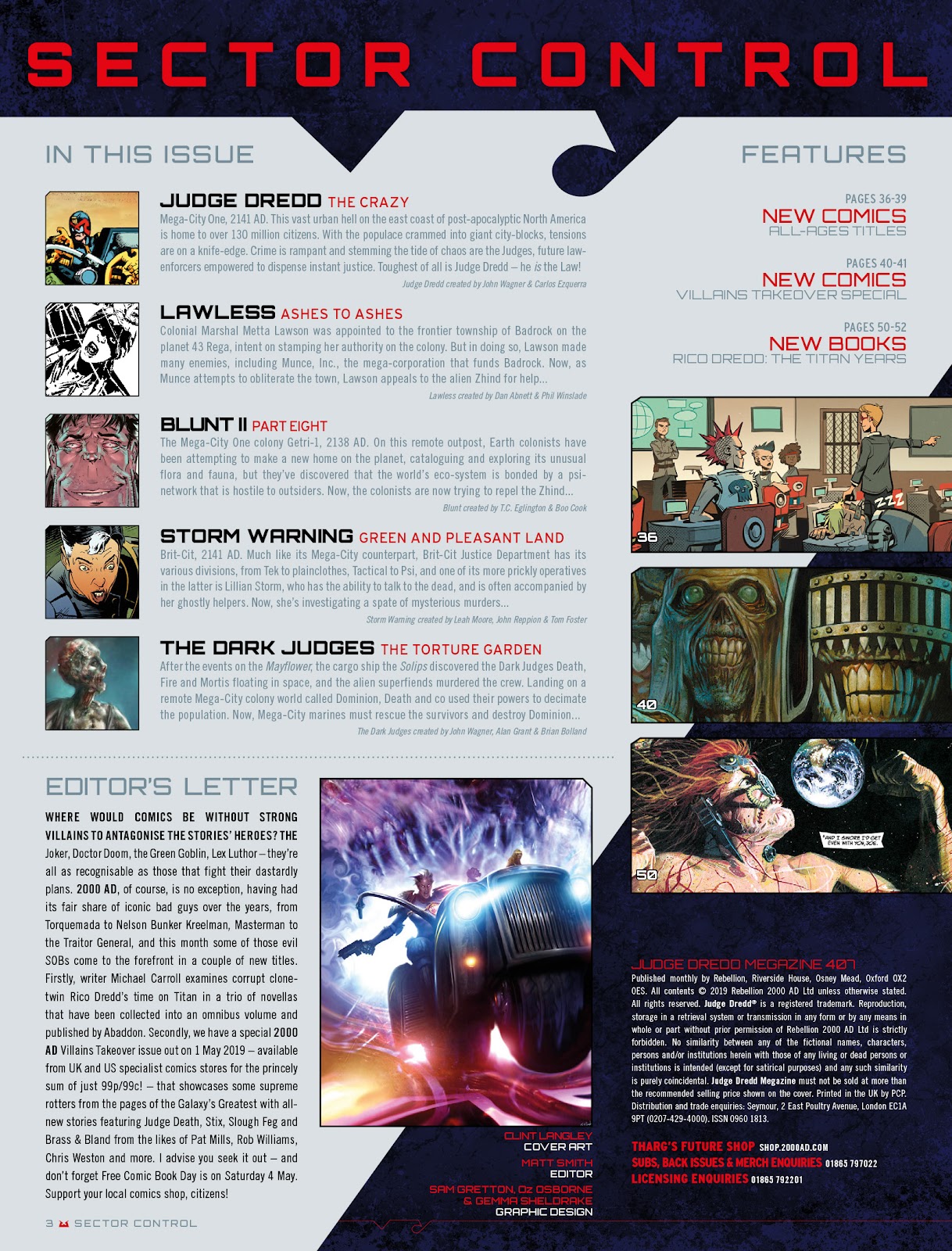 Judge Dredd Megazine (Vol. 5) issue 407 - Page 3