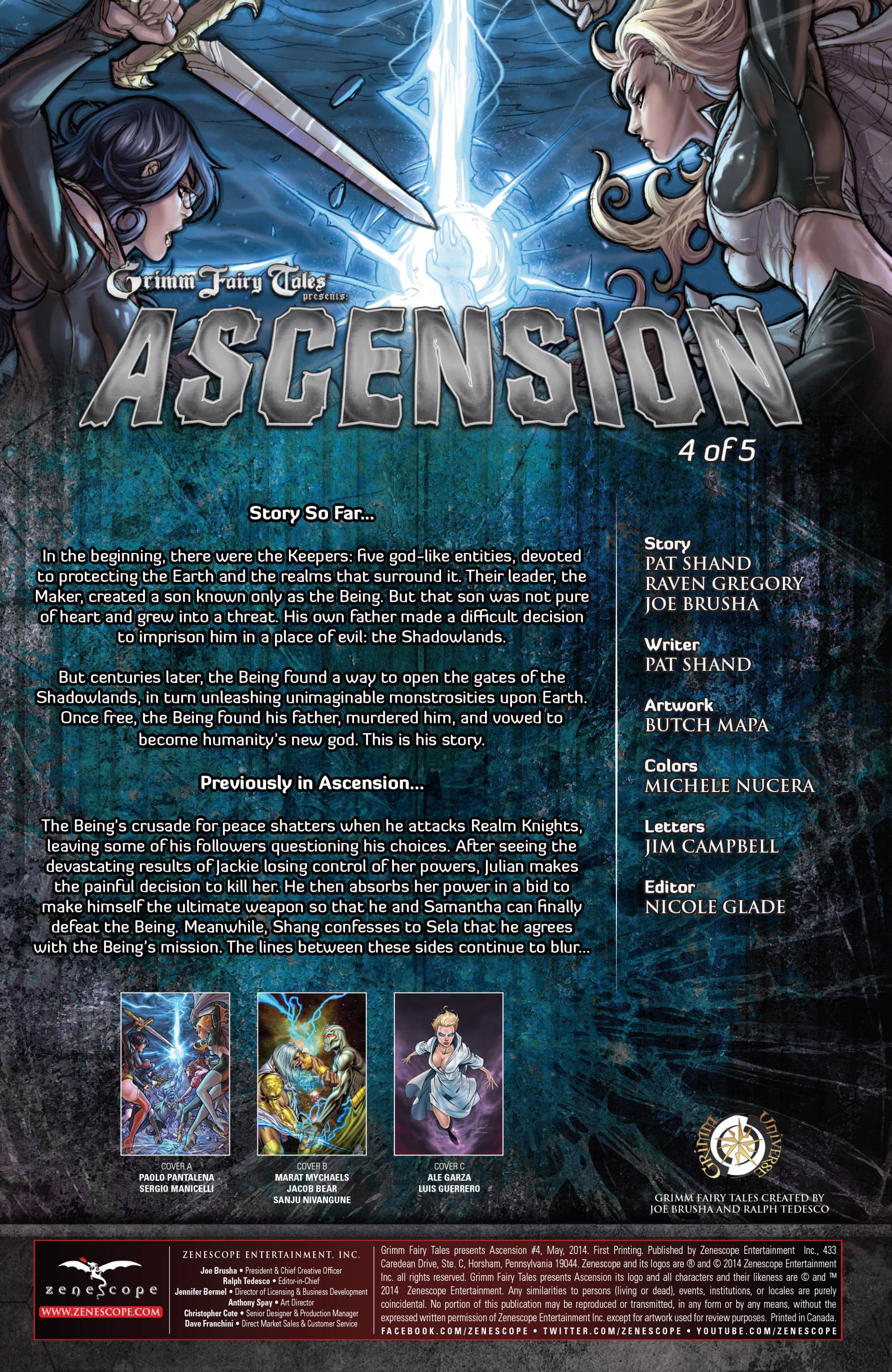 Read online Grimm Fairy Tales presents Ascension comic -  Issue #4 - 2