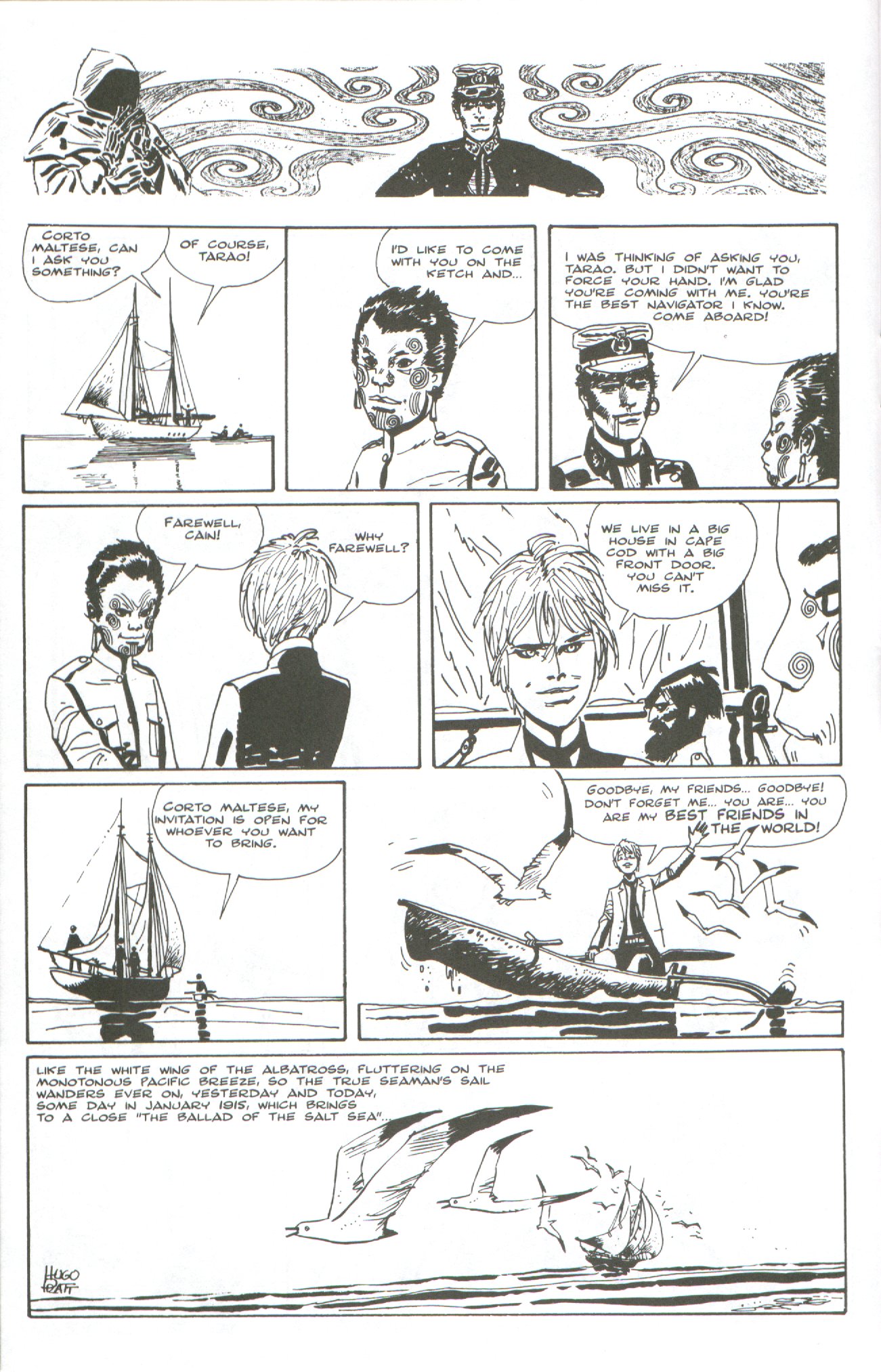 Read online Corto Maltese: Ballad of the Salt Sea comic -  Issue #7 - 22
