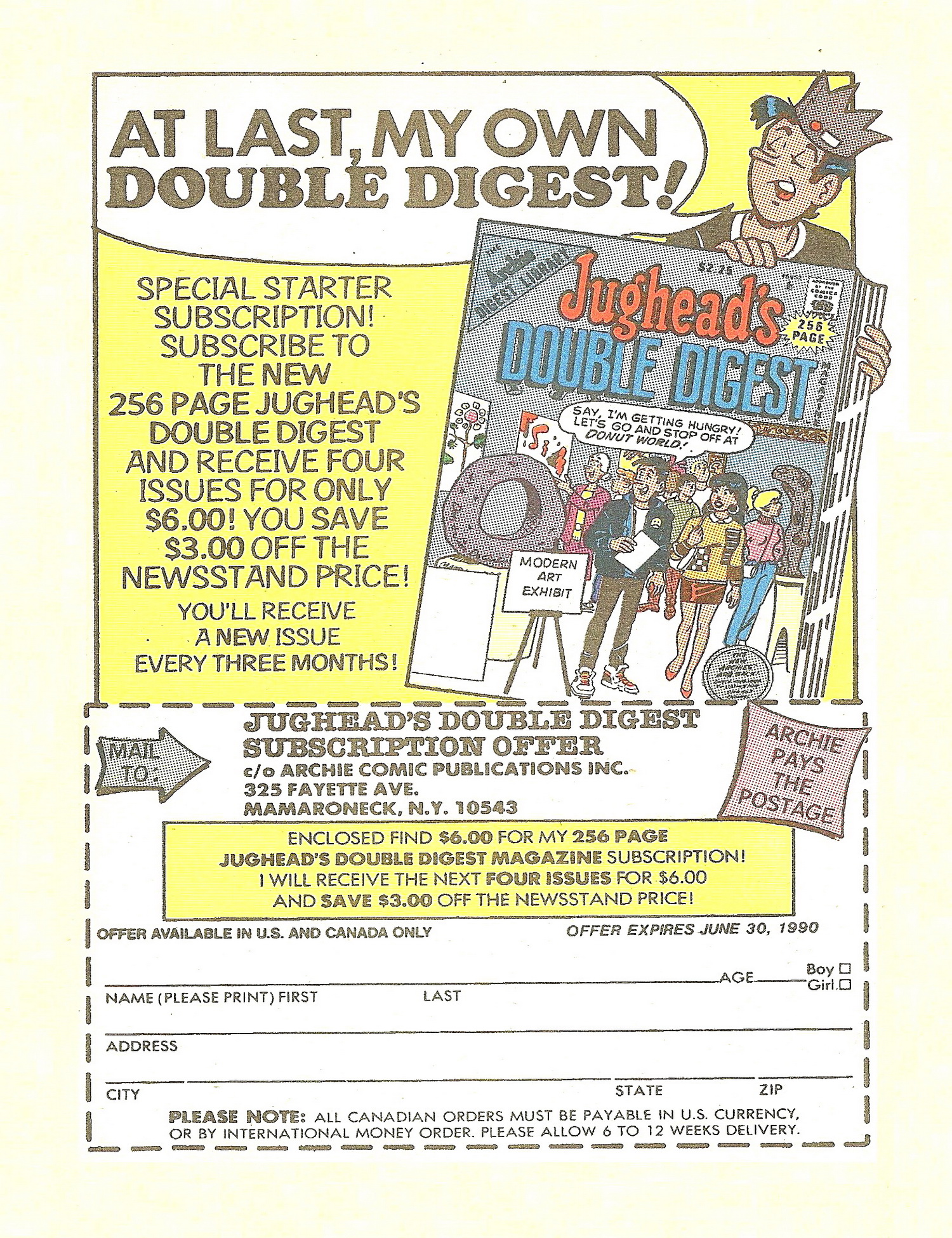 Read online Jughead Jones Comics Digest comic -  Issue #61 - 97