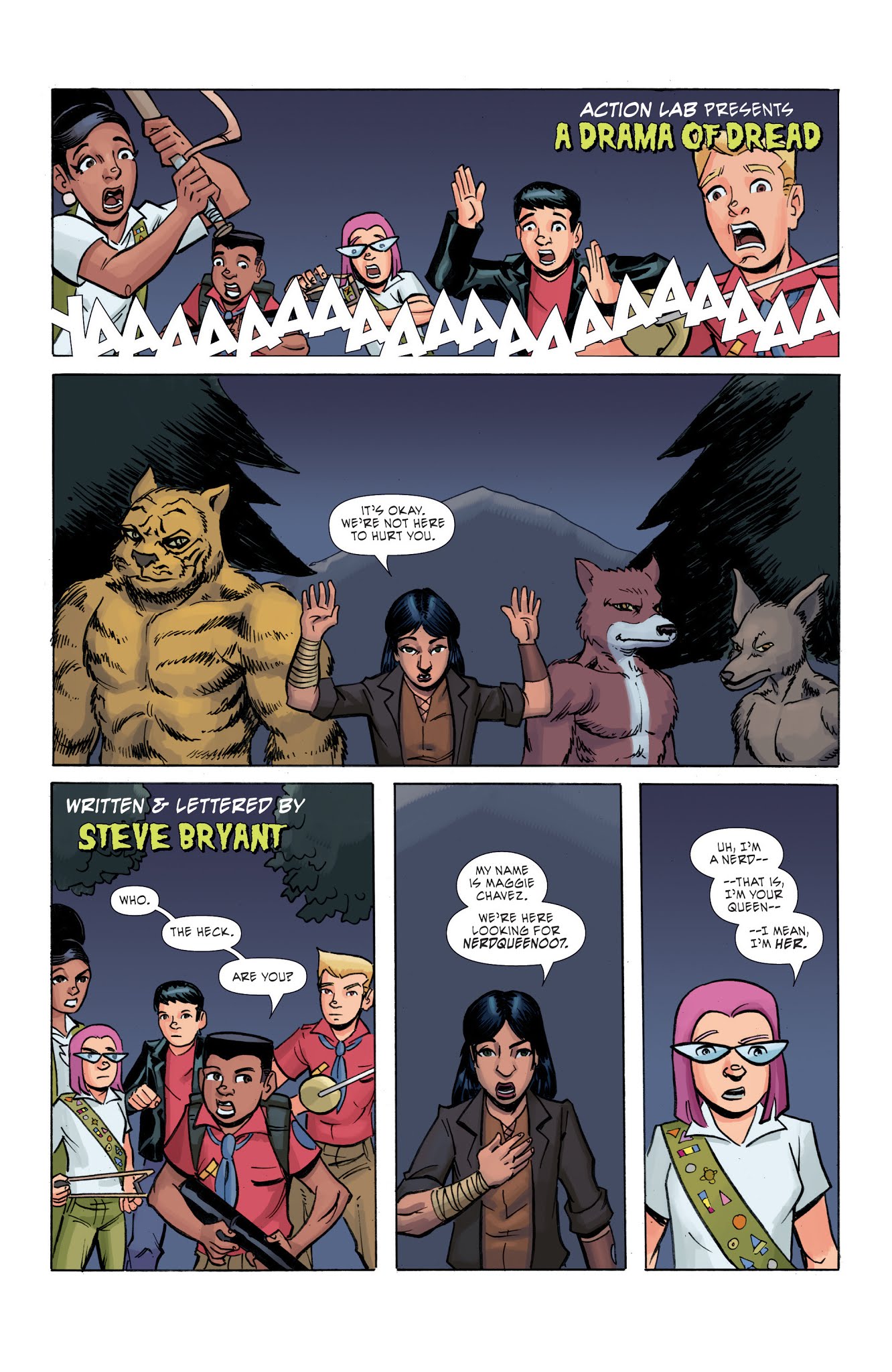 Read online Ghoul Scouts: I Was A Tweenage Werewolf! comic -  Issue #4 - 4