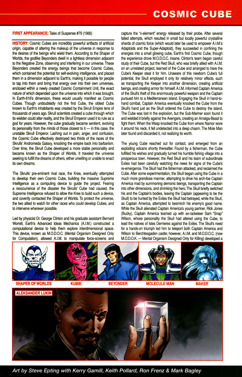 Read online All-New Official Handbook of the Marvel Universe A to Z comic -  Issue #3 - 5