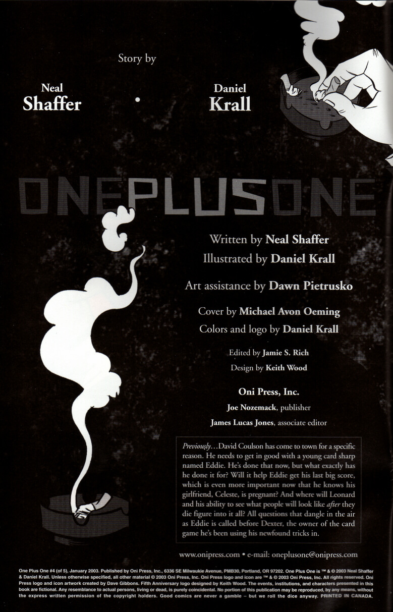Read online One Plus One comic -  Issue #4 - 2