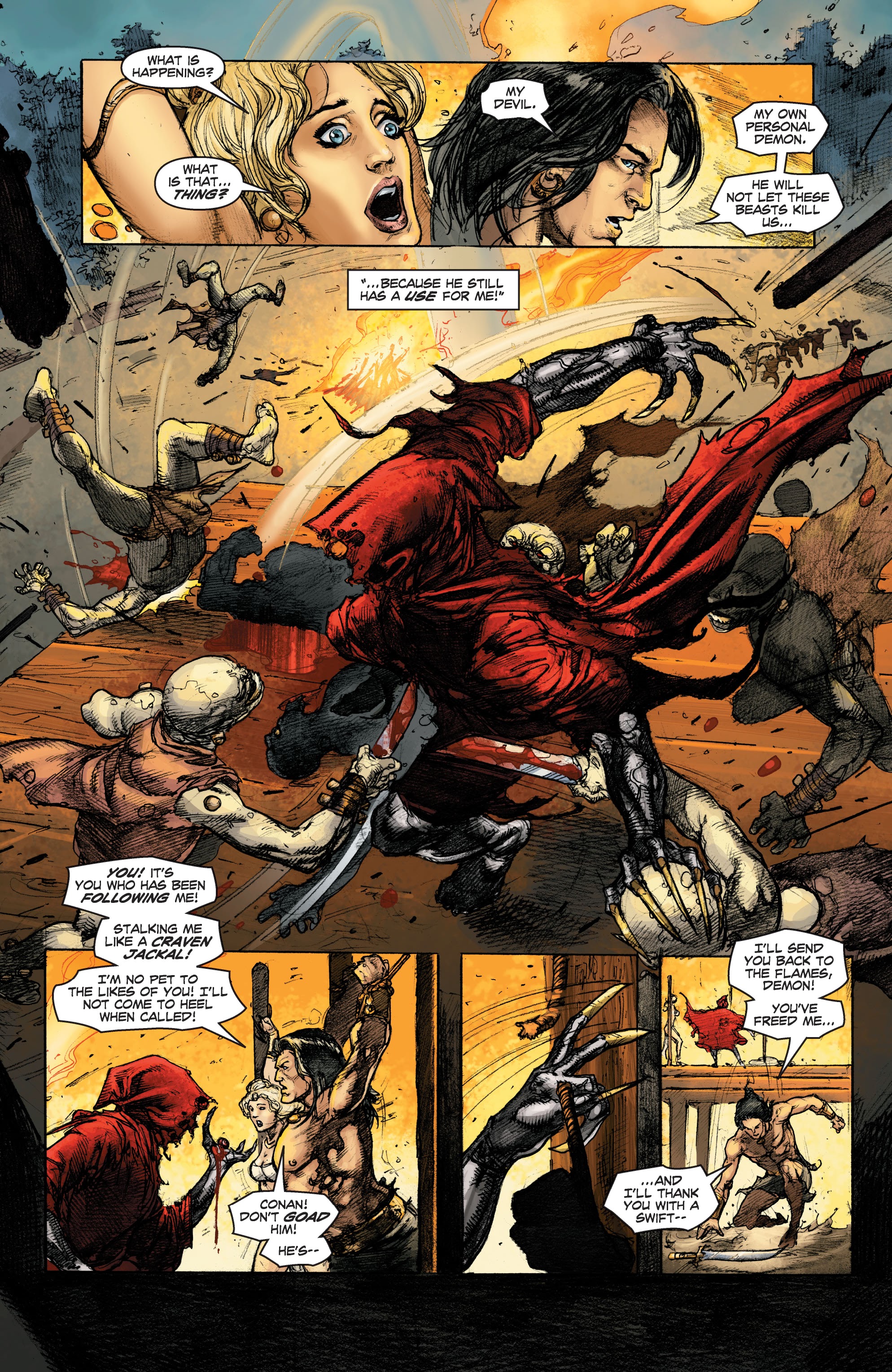 Read online Conan Chronicles Epic Collection comic -  Issue # TPB Blood In His Wake (Part 4) - 97
