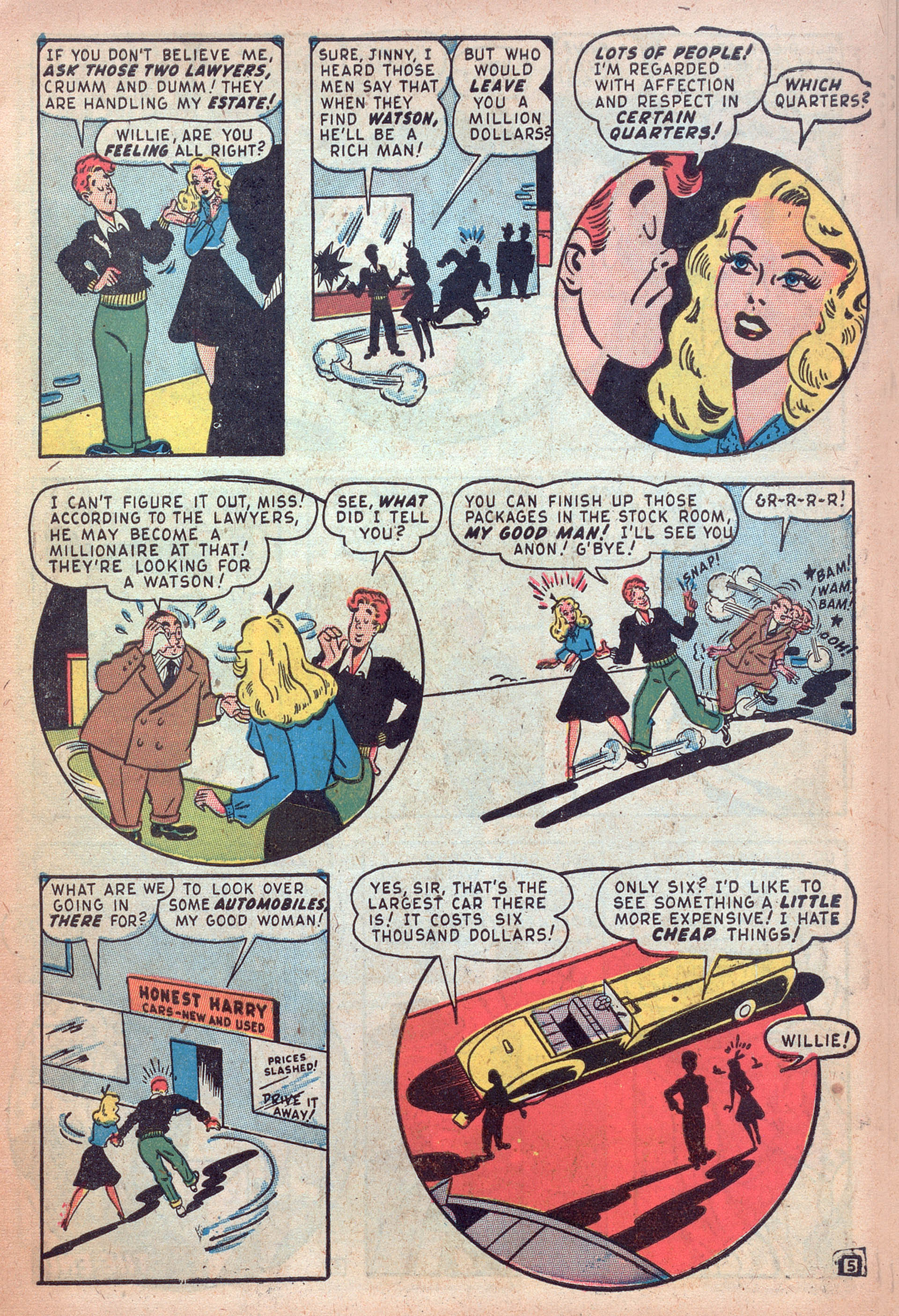 Read online Willie Comics (1946) comic -  Issue #14 - 7