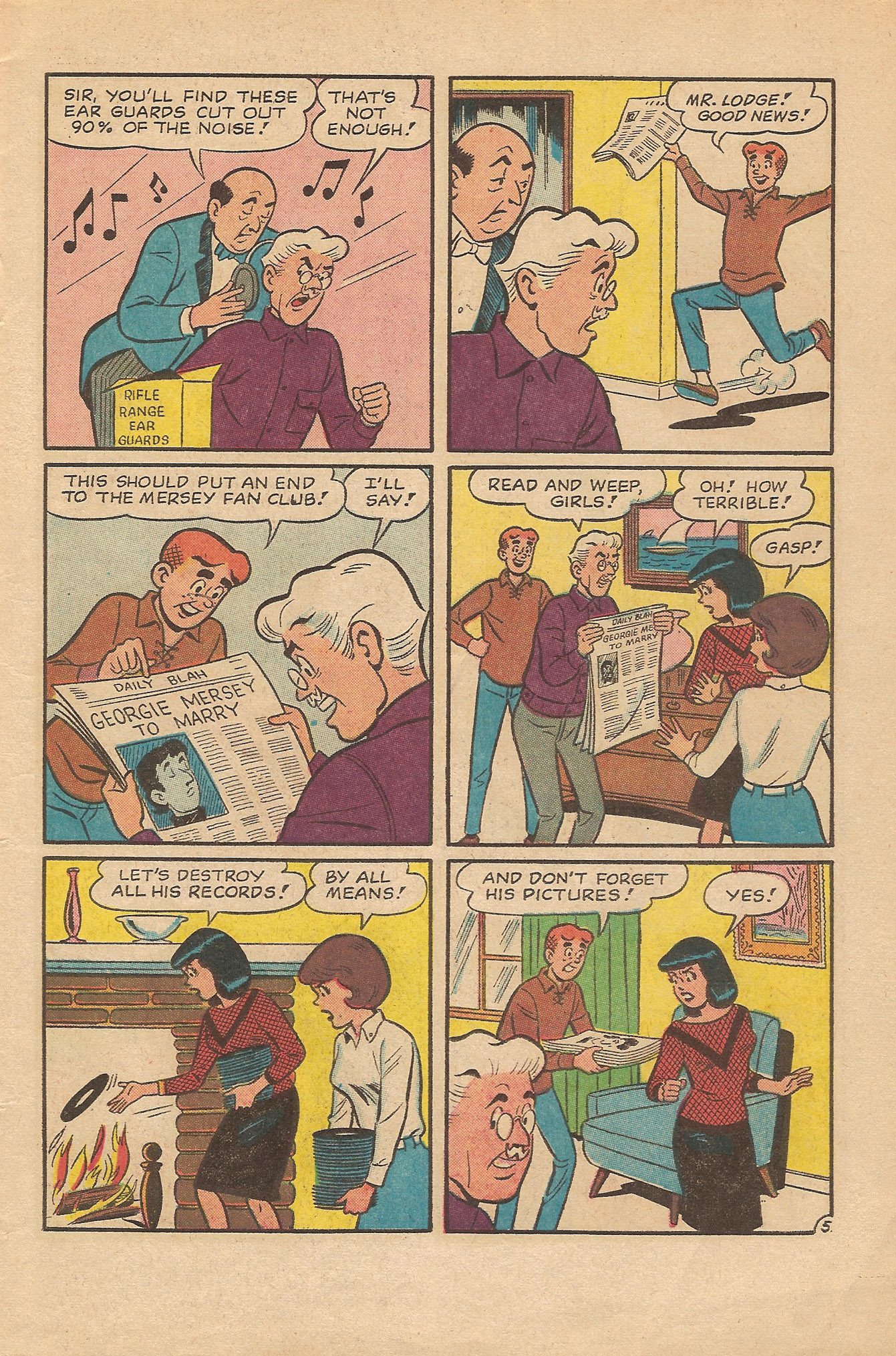 Read online Pep Comics comic -  Issue #194 - 7
