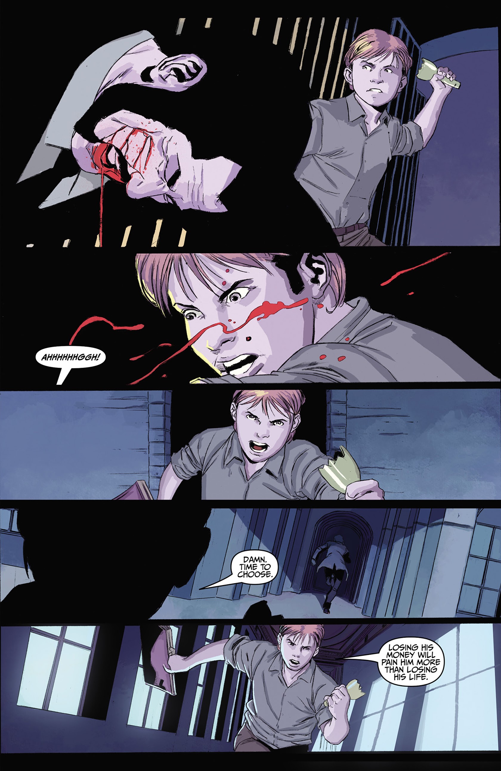 Read online Sherlock Holmes: Moriarty Lives comic -  Issue #4 - 15