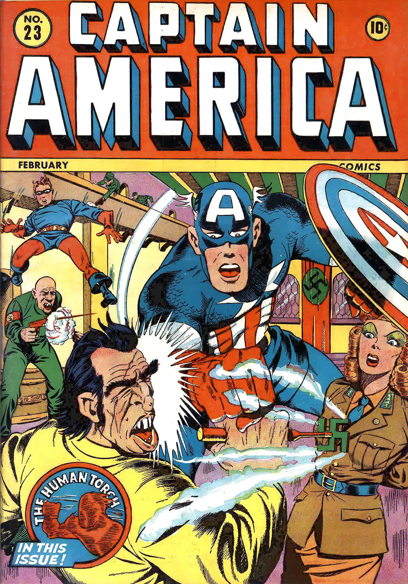 Read online Captain America Comics comic -  Issue #23 - 1