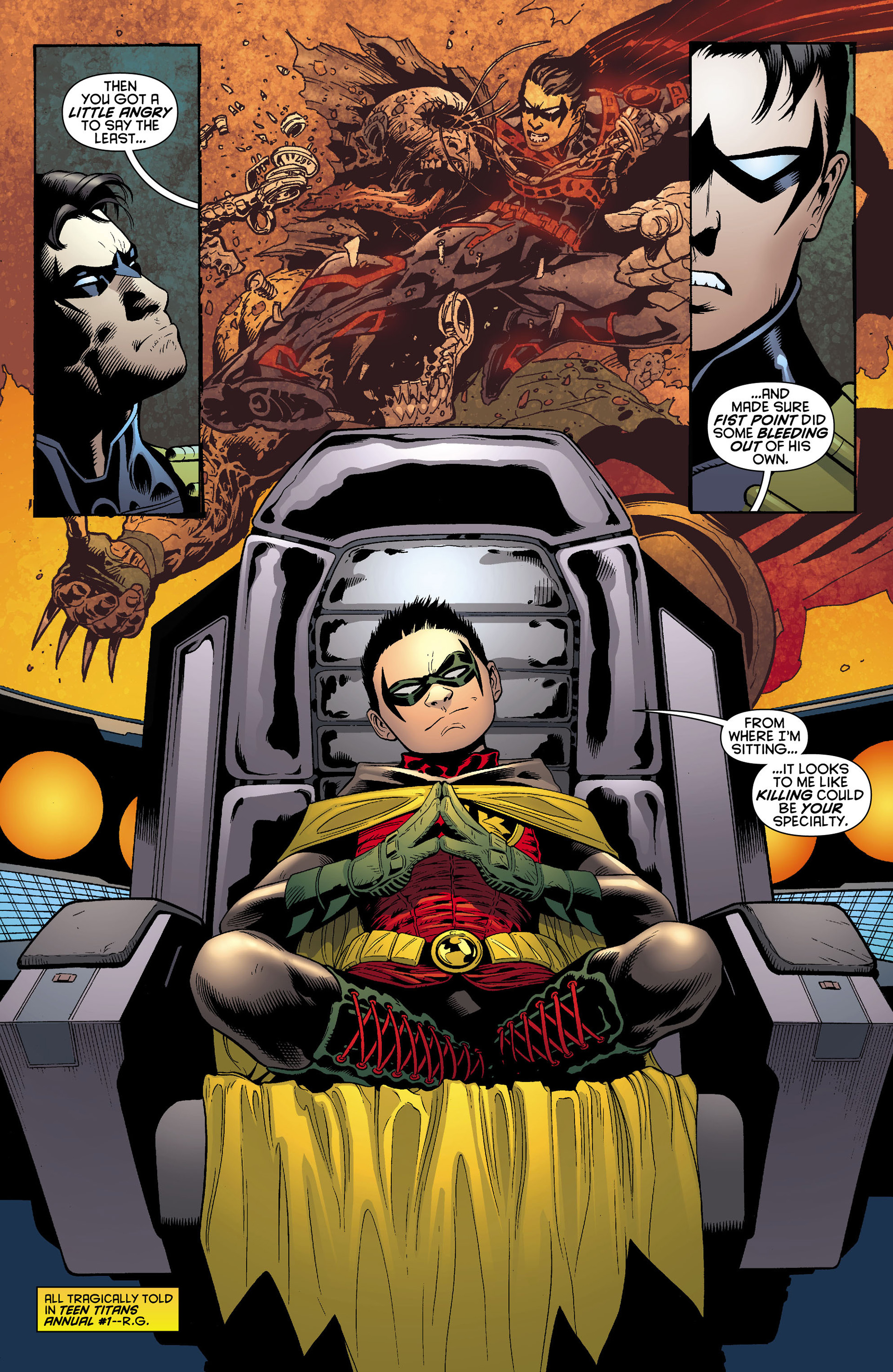 Read online Batman and Robin (2011) comic -  Issue #10 - 16