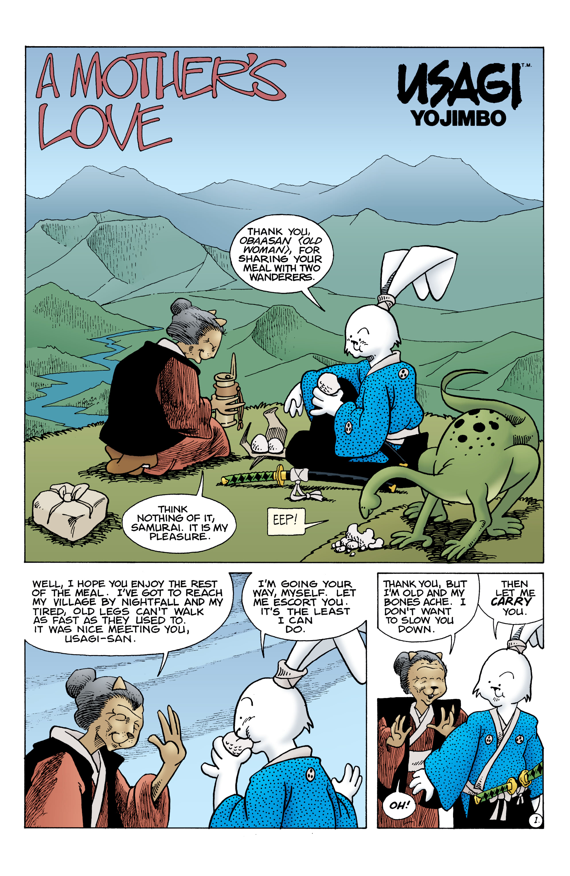 Read online Usagi Yojimbo: Wanderer’s Road comic -  Issue #2 - 3