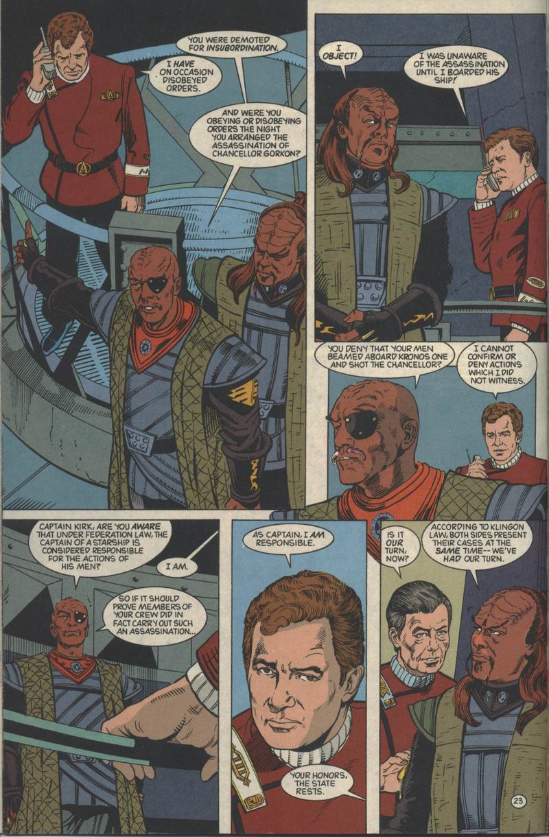 Read online Star Trek VI: The Undiscovered Country comic -  Issue # Full - 25