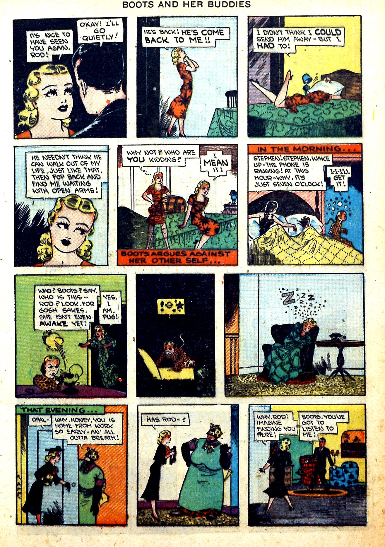 Read online Boots and Her Buddies (1948) comic -  Issue #8 - 13