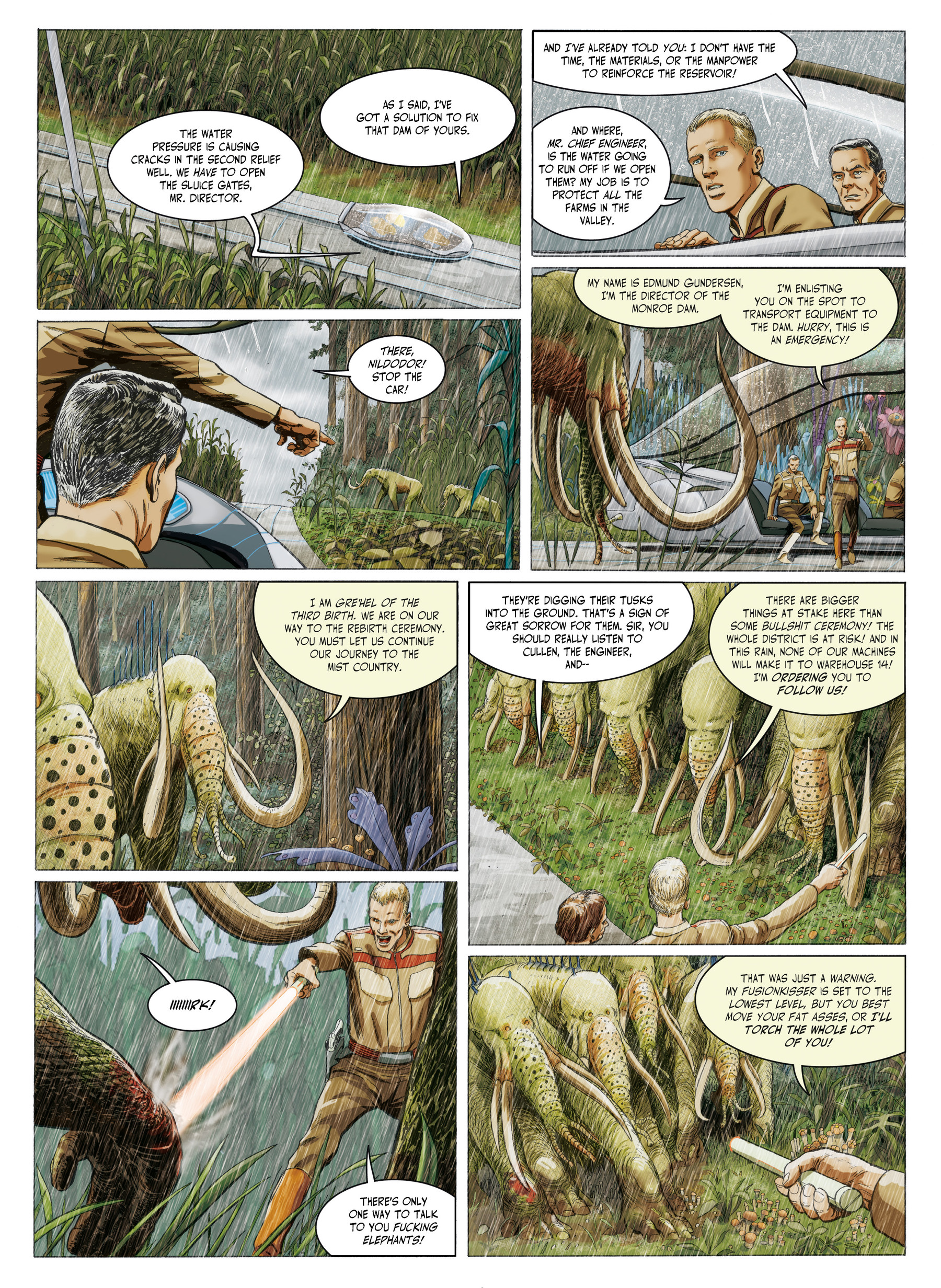 Read online Robert Silverberg's COLONIES comic -  Issue #2 - 9
